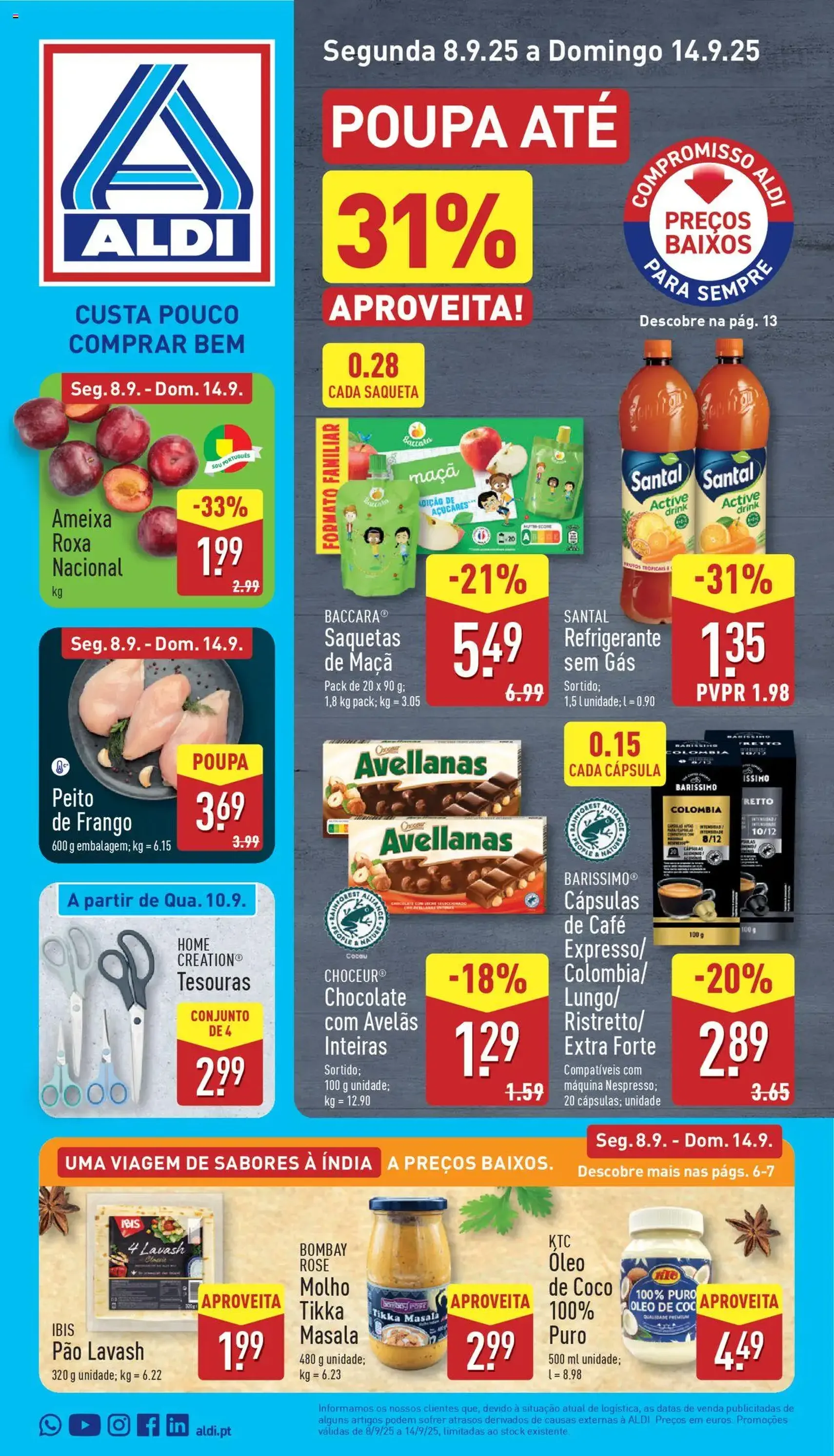 Aldi folheto - folheto válido a partir de 08/09/2025 página 1 de 32 Aldi folheto - folheto válido a partir de 08/09/2025 página 1 de 32
