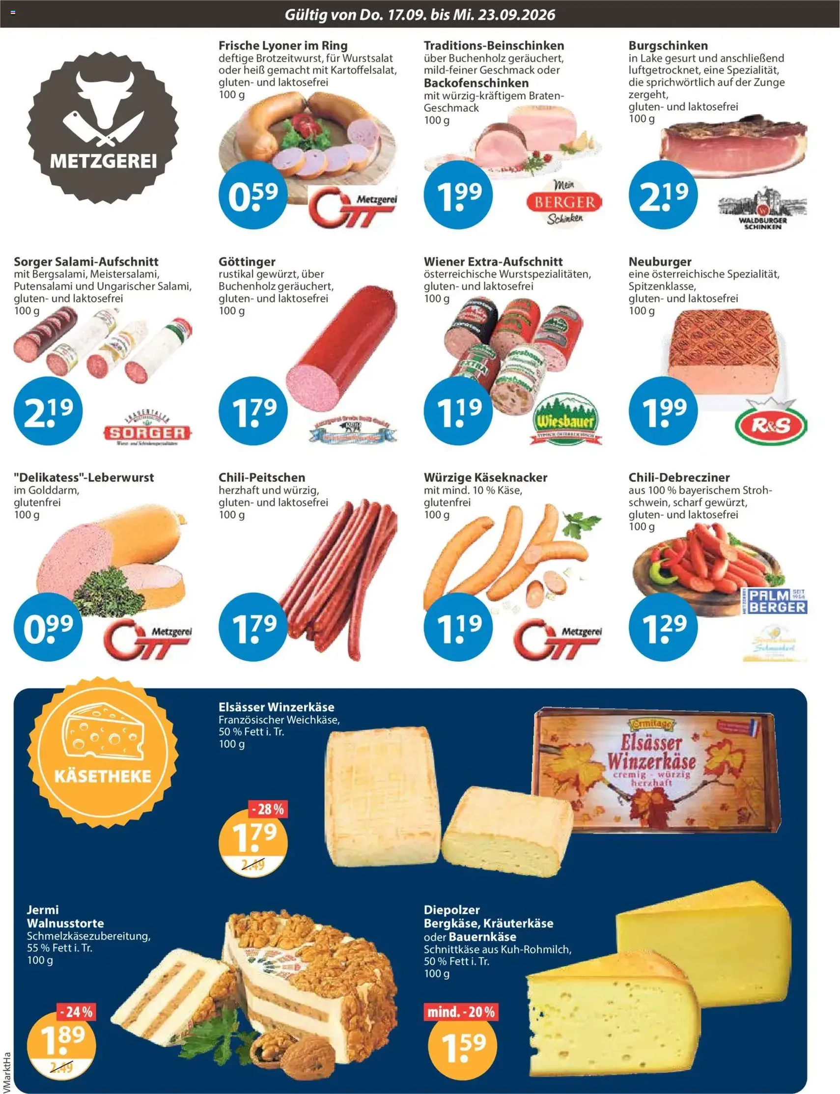 V-Markt Angebote - Gültiger Prospekt ab 17.09.2026, Seite 2 von insgesamt 30