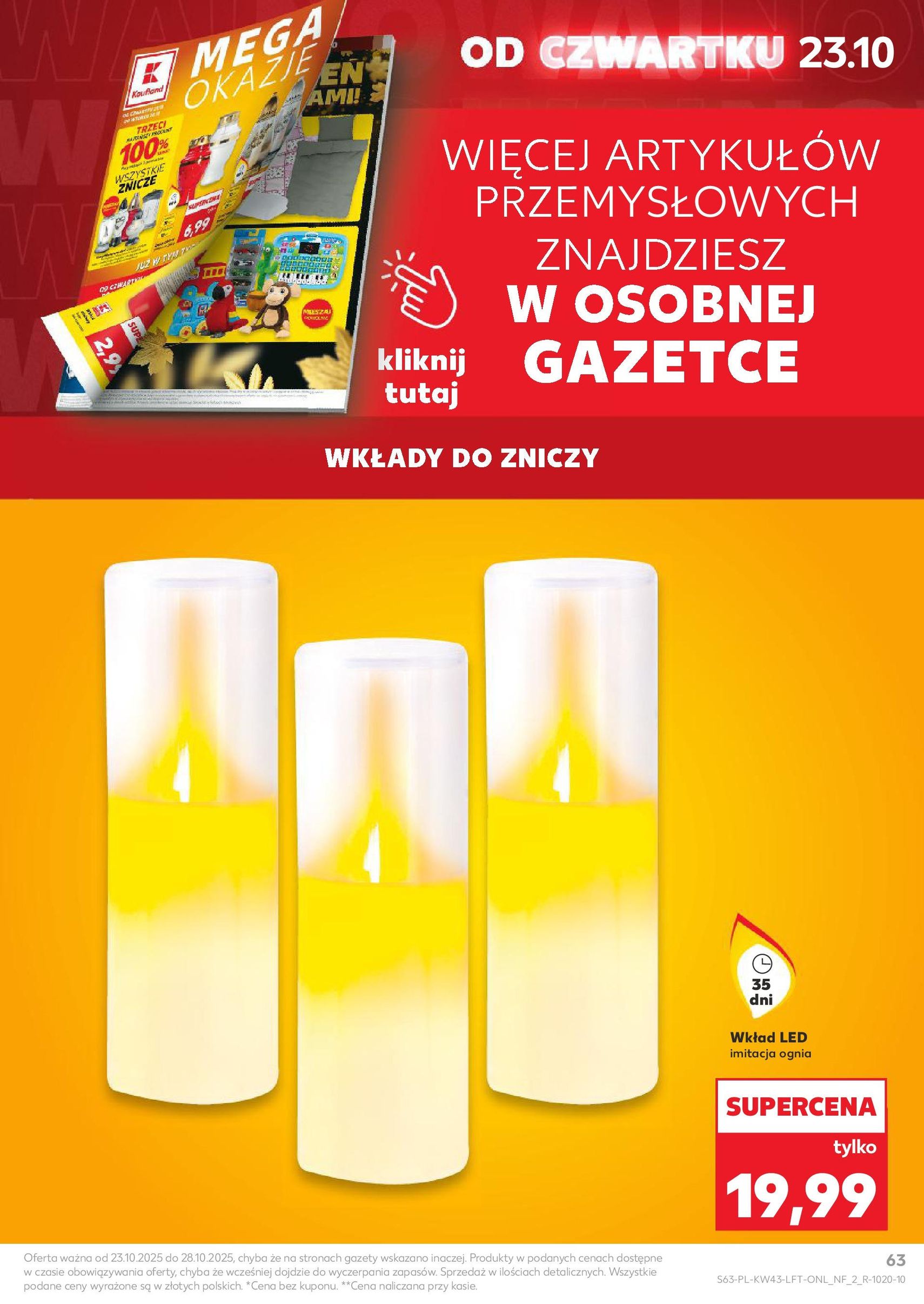 Kaufland gazetka - ważny gazetka od 23.10.2025 strona 63 z 67 Kaufland gazetka - ważny gazetka od 23.10.2025 strona 63 z 67