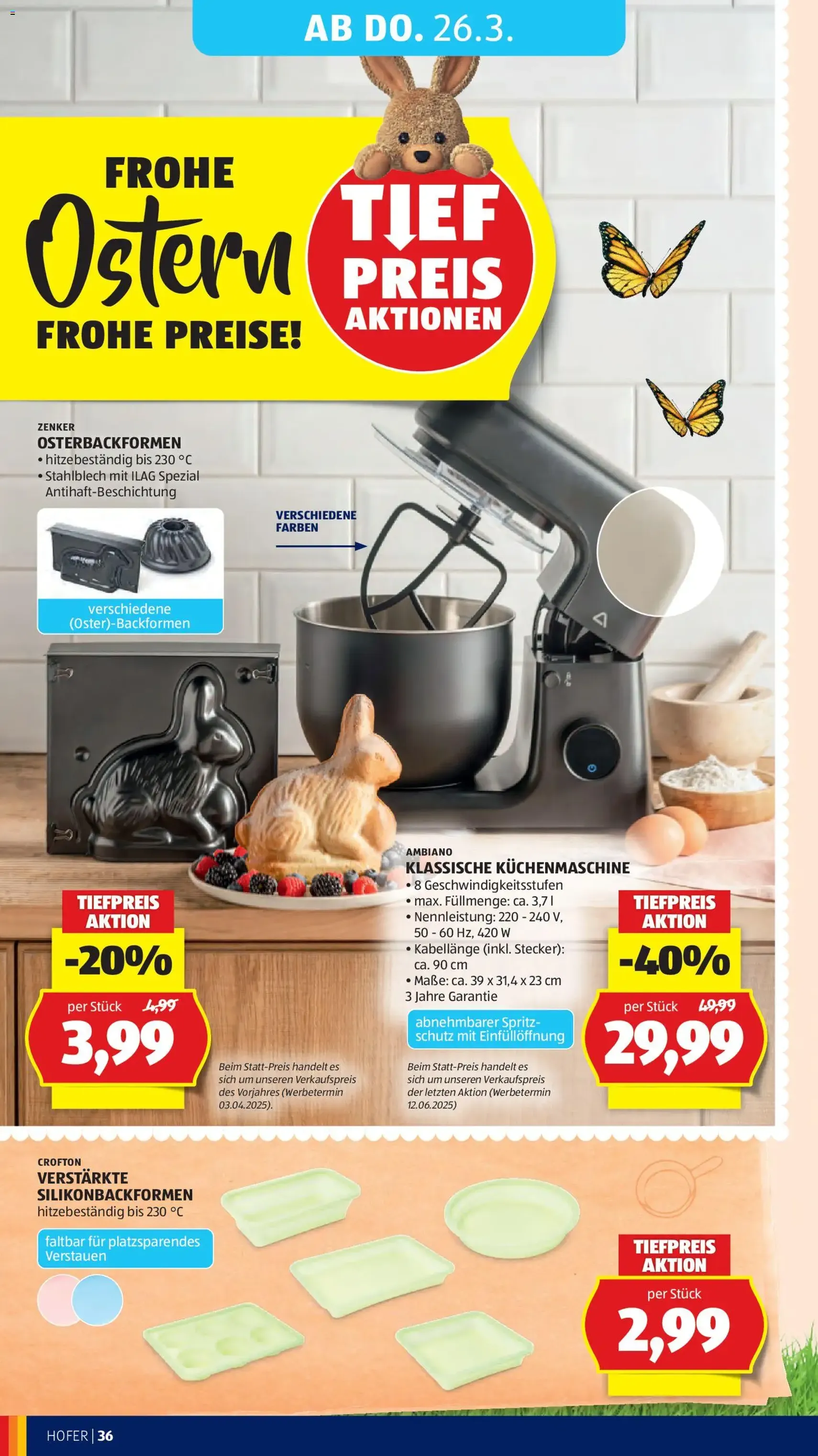 Hofer Flugblatt - Gültiger Prospekt ab 23.03.2026, Seite 44 von insgesamt 49