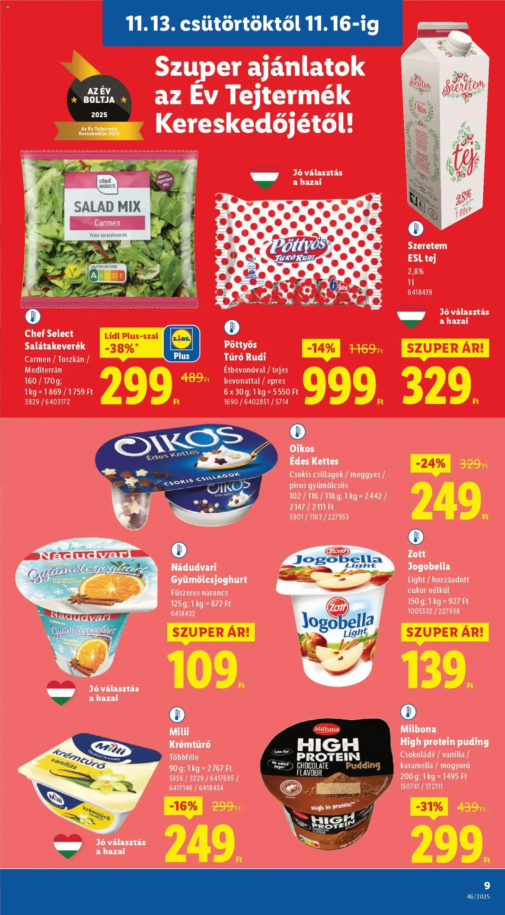 Lidl Akciós újság - 2025.11.13. érvényes szórólap 9 oldal 52 oldalból