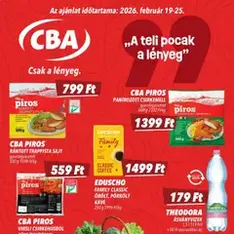 CBA Akciós újság - szórólap előnézete érvényes 2026.02.19. -tól