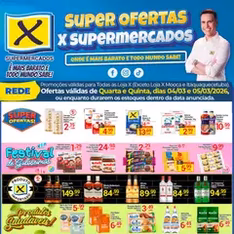 X Supermercados - Ofertas da semana - pré-visualização do folheto, válido a partir de 04/03/2026