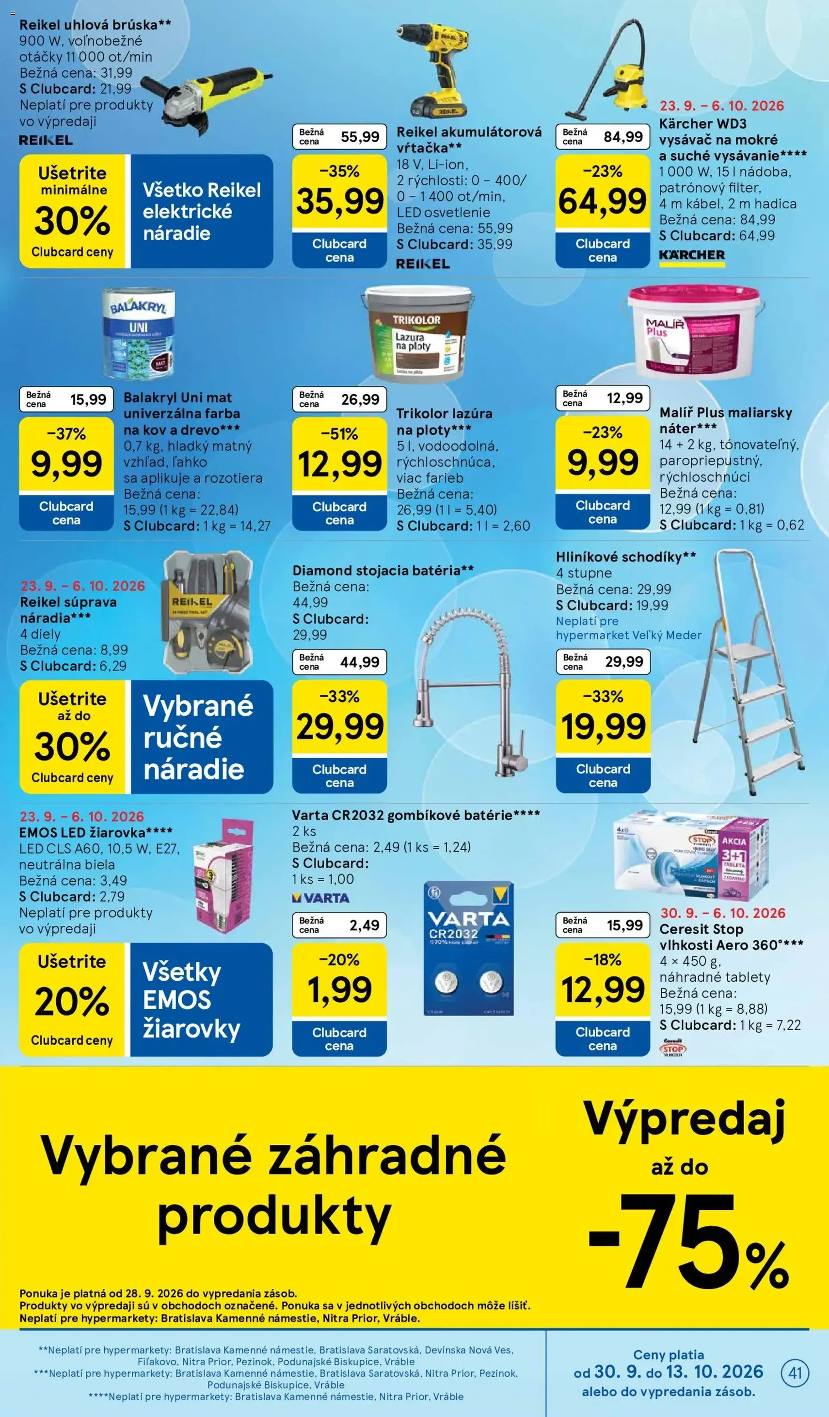 Tesco Hypermarket - leták - platný leták od 30.09.2026 strana 41 z 43