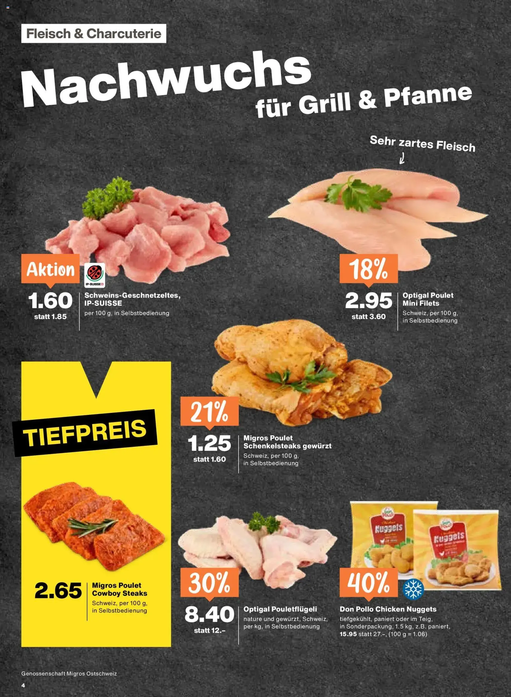 Migros aktionen - Gültiger Prospekt ab 09.07.2026, Seite 4 von insgesamt 20