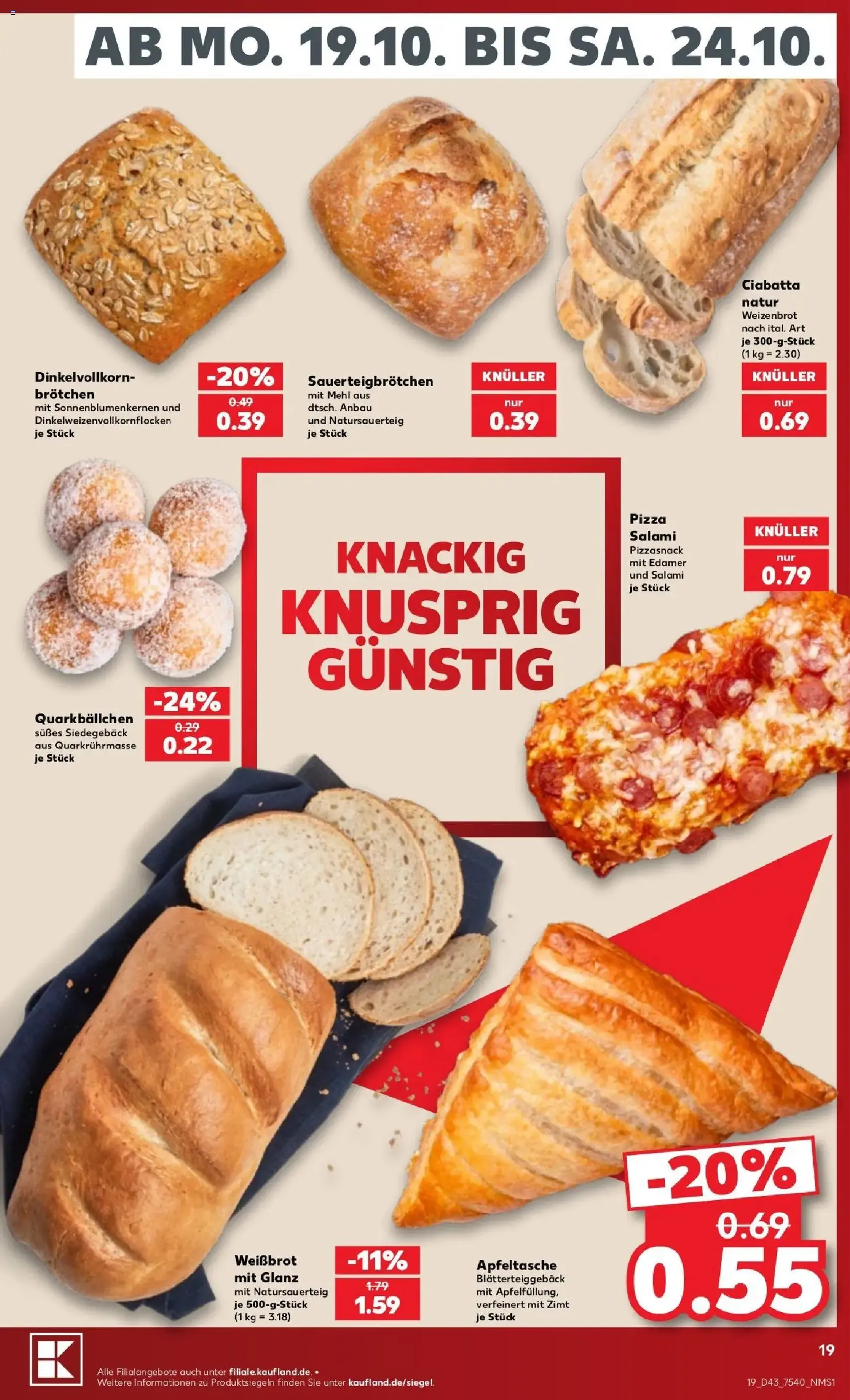 Kaufland Prospekt - Gültiger Prospekt ab 19.10.2026, Seite 19 von insgesamt 68