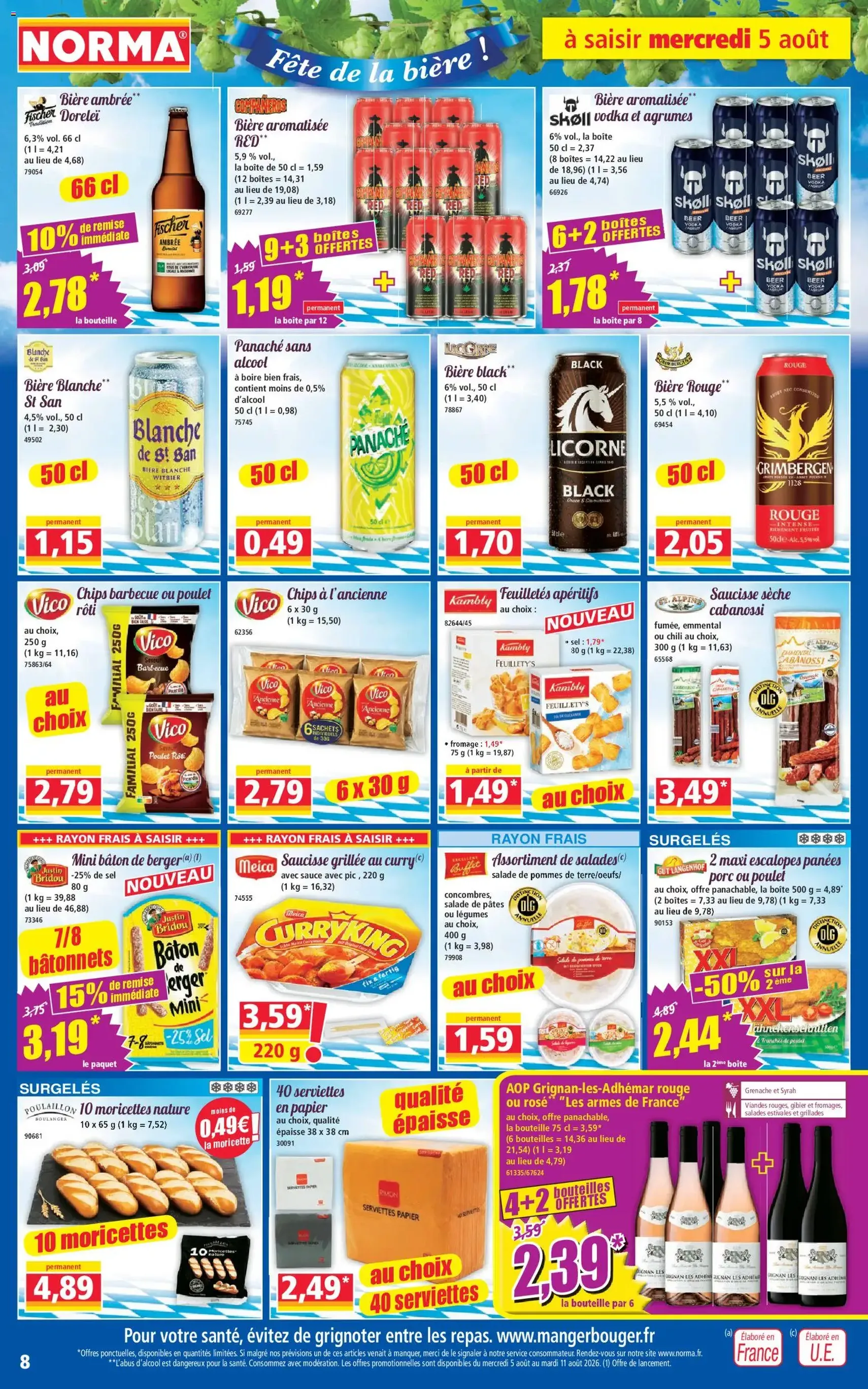 Norma catalogue - brochure valable à partir du 05/08/2026, page 8 sur 12