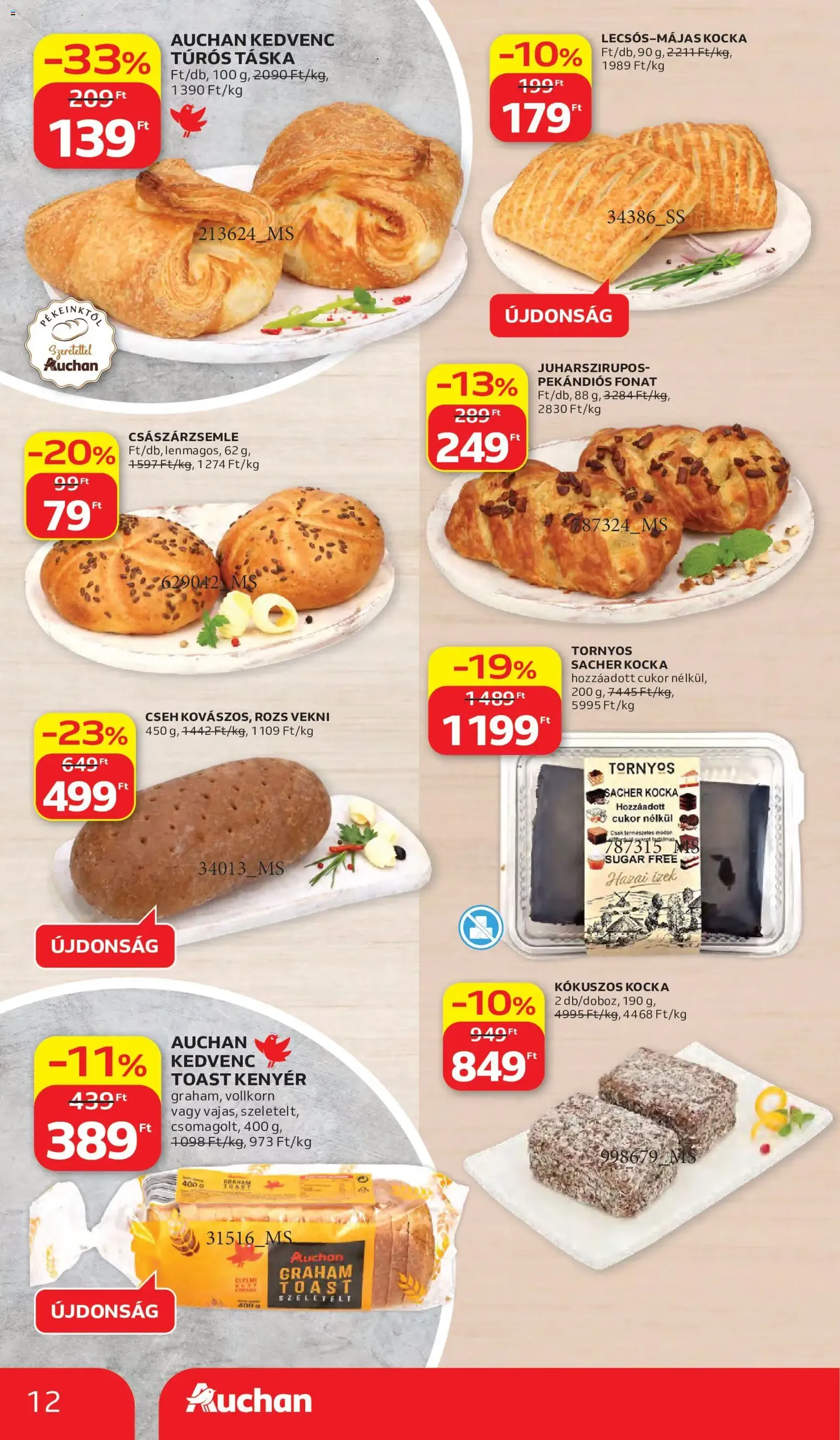 Auchan akciós újság - 2026.05.28. érvényes szórólap 12 oldal 58 oldalból