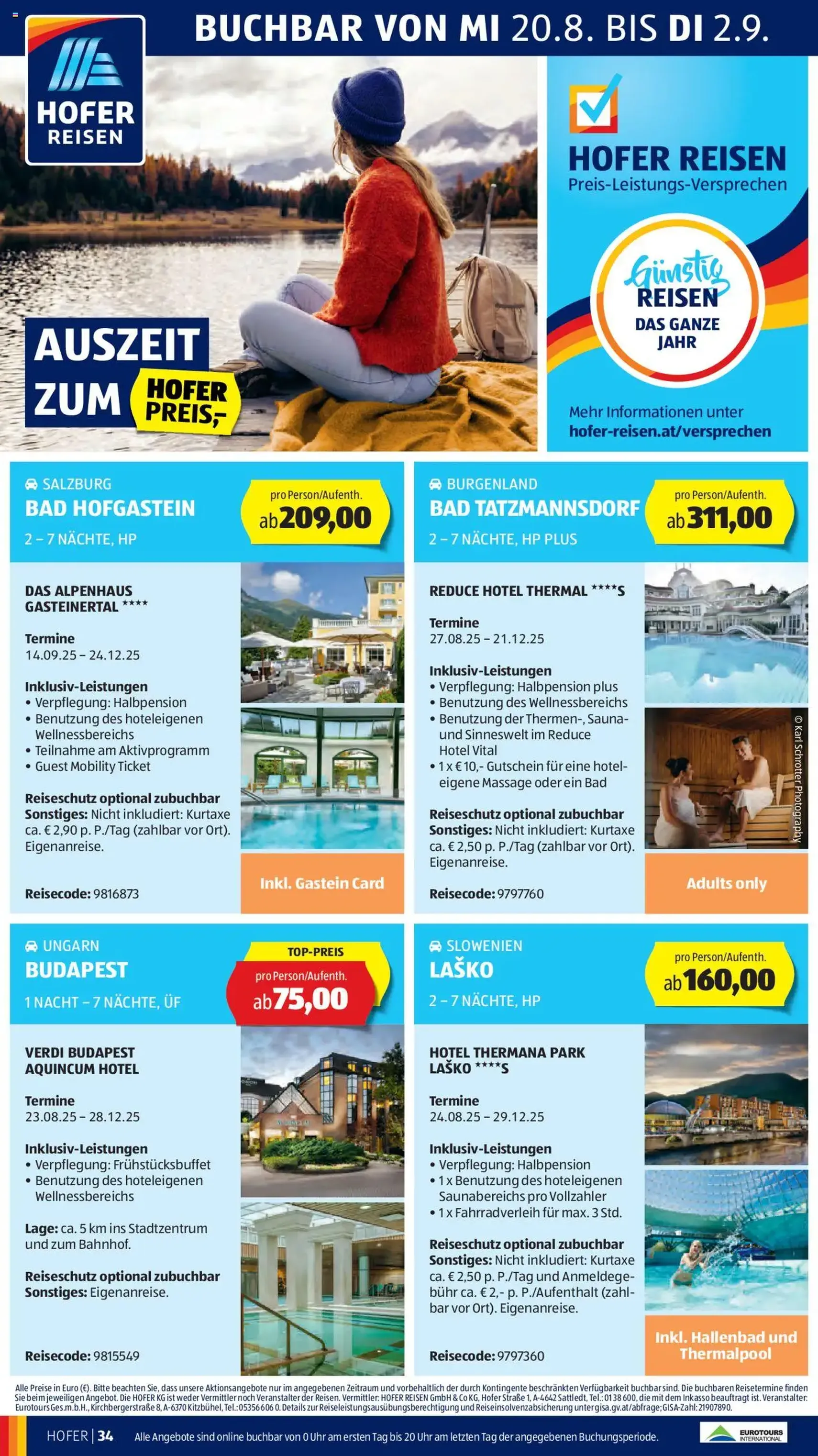 Hofer Flugblatt - Gültiger Prospekt ab 22.08.2025, Seite 38 von insgesamt 45