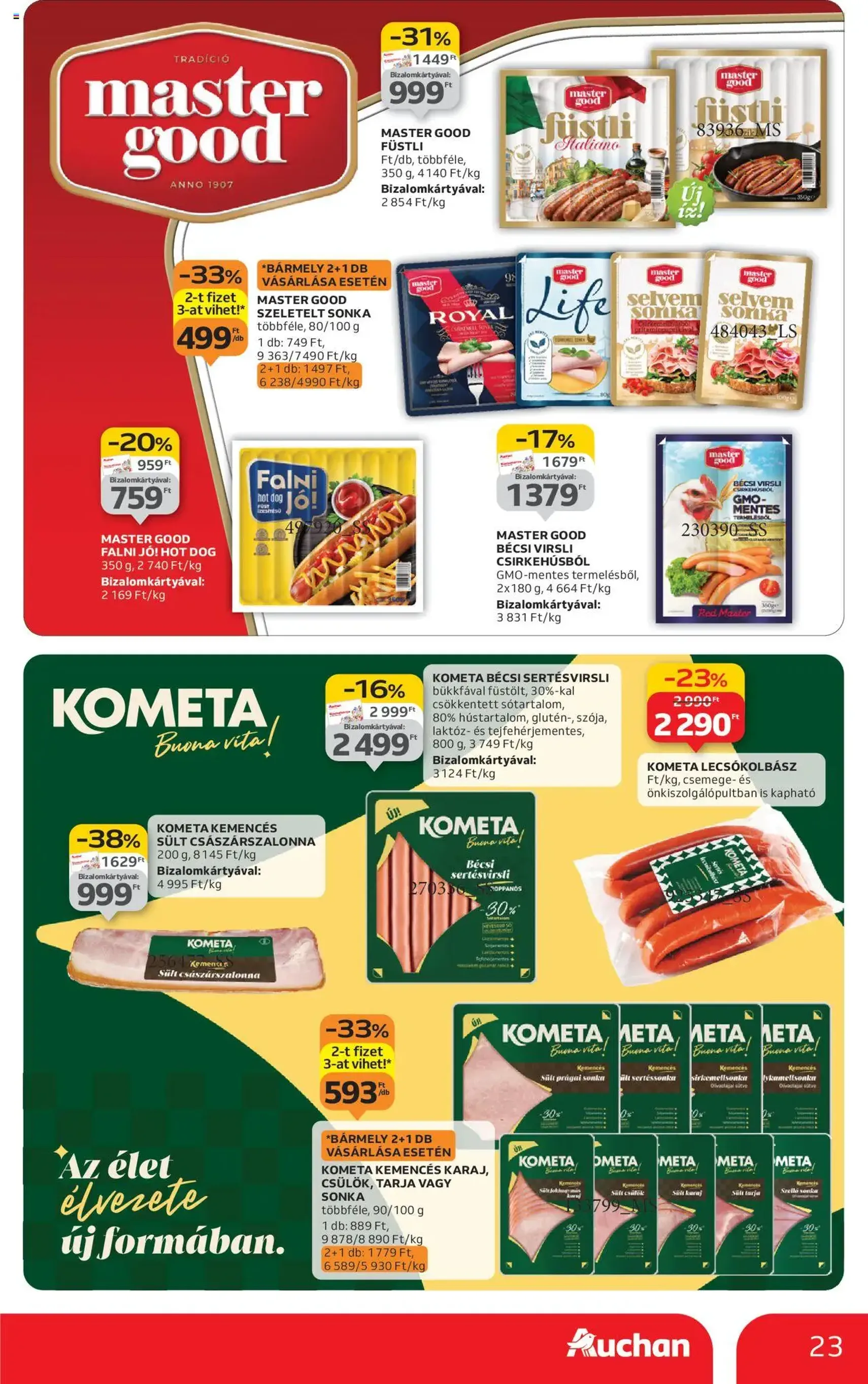 Auchan Akciós újság - 2025.10.09. érvényes szórólap 23 oldal 64 oldalból