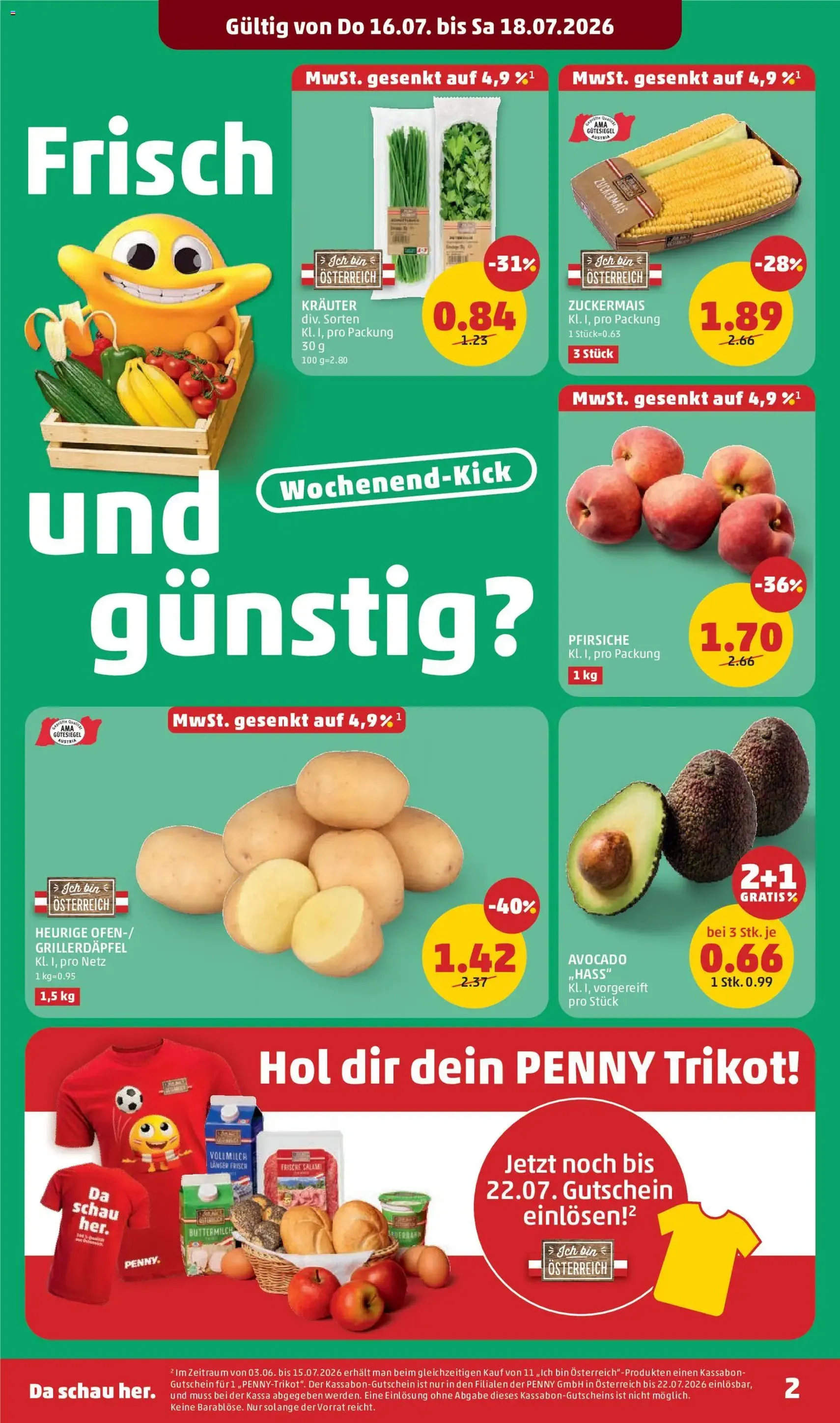 Penny Markt Flugblatt - Gültiger Prospekt ab 16.07.2026, Seite 2 von insgesamt 28