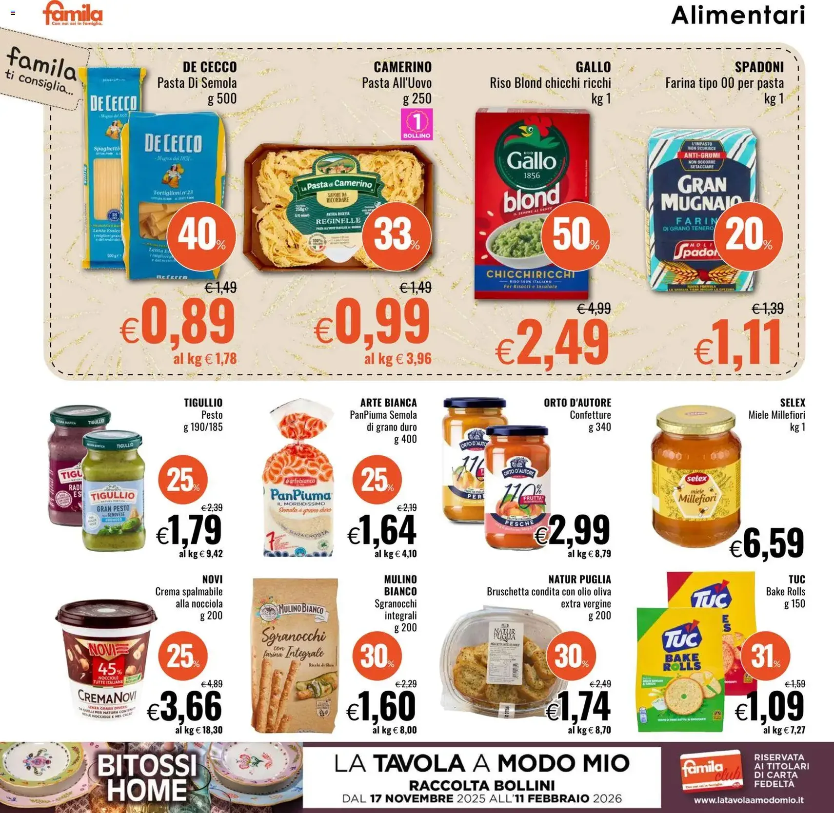 Volantino Famila - volantino valido dal 28/12/2025 pagina 16 di 28