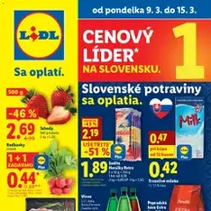 Lidl leták - náhľad letáku platný od 09.03.2026