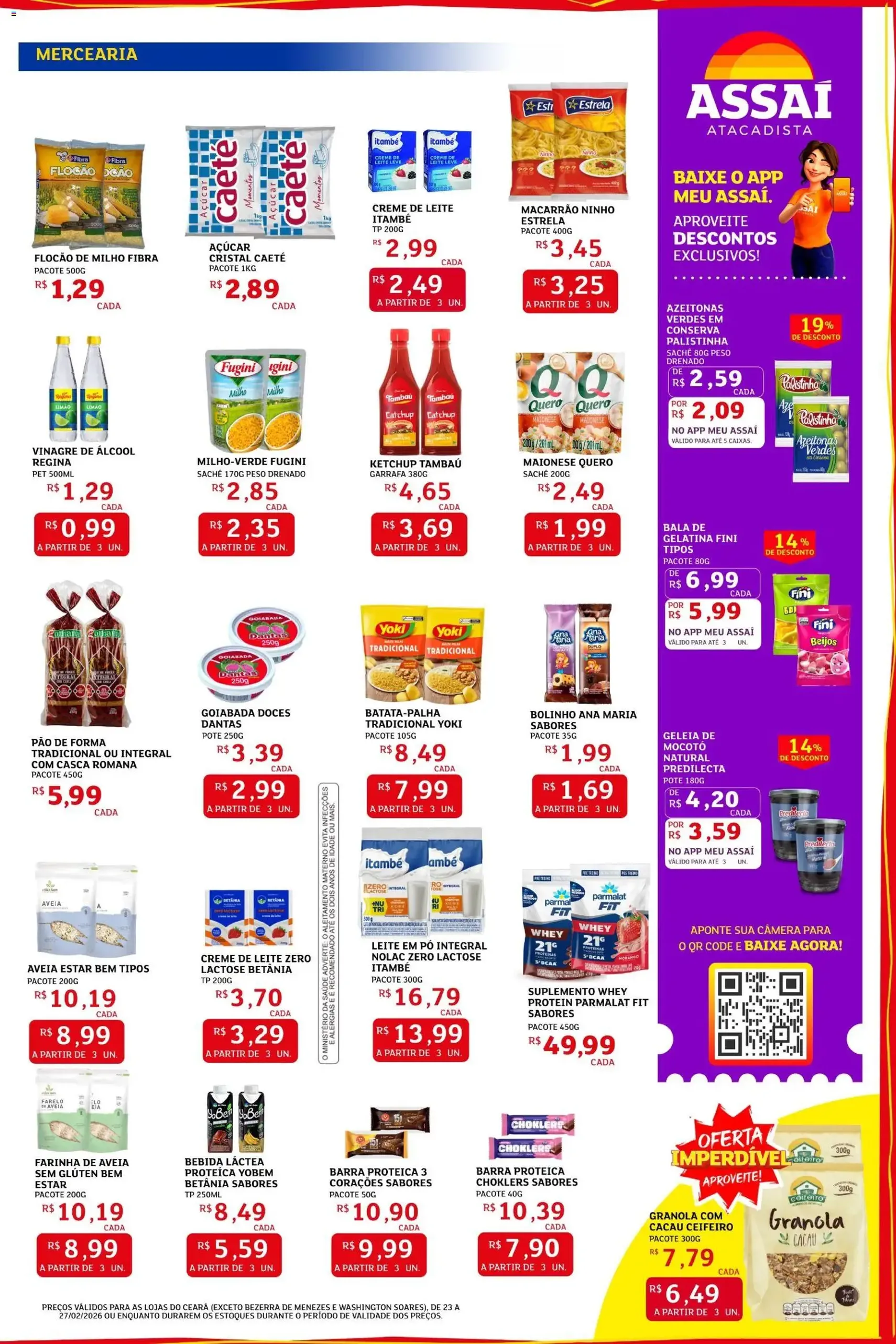 Encarte Assaí Atacadista - folheto válido a partir de 23/02/2026 página 3 de 4