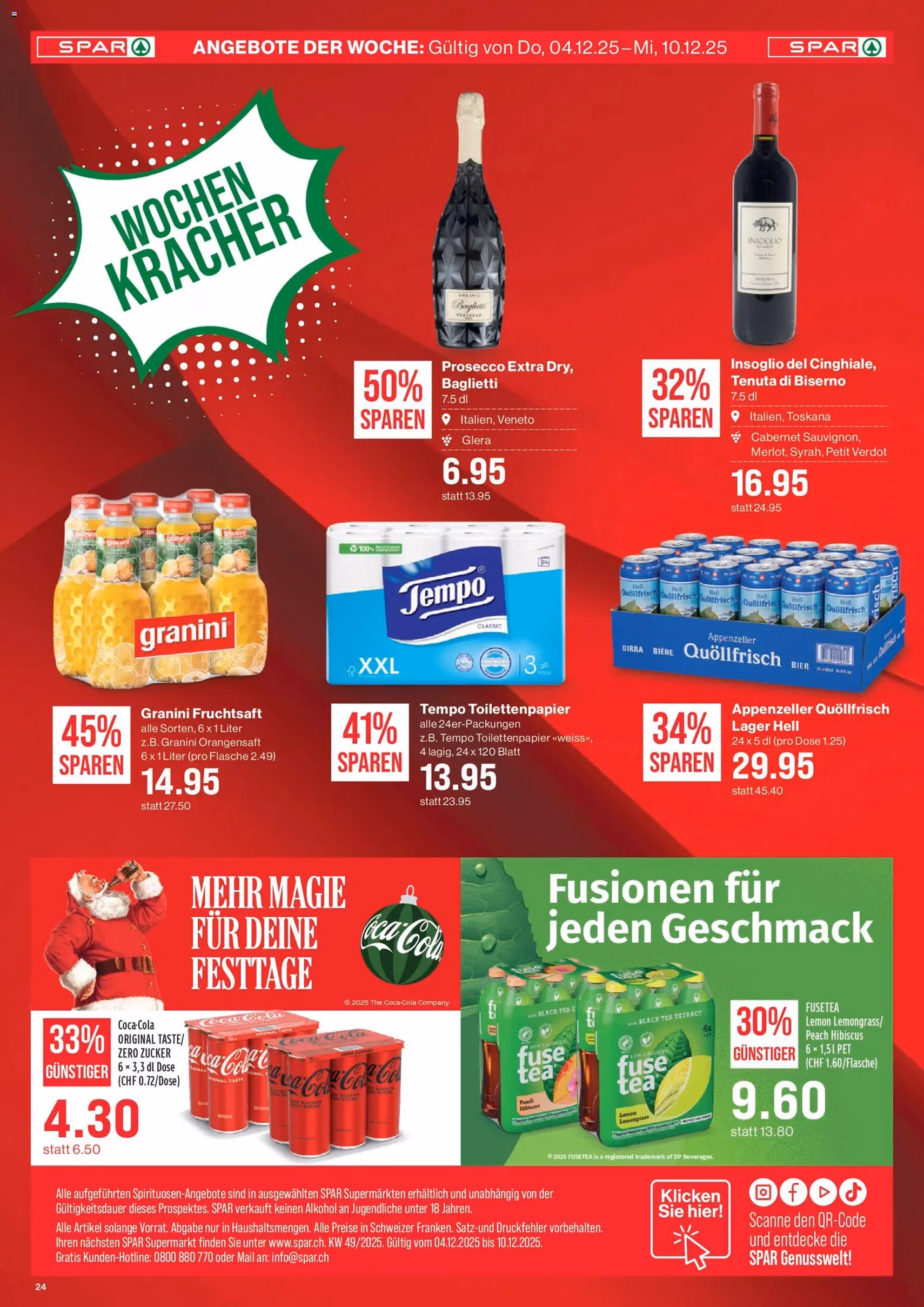 SPAR Aktionen - Gültiger Prospekt ab 04.12.2025, Seite 24 von insgesamt 24