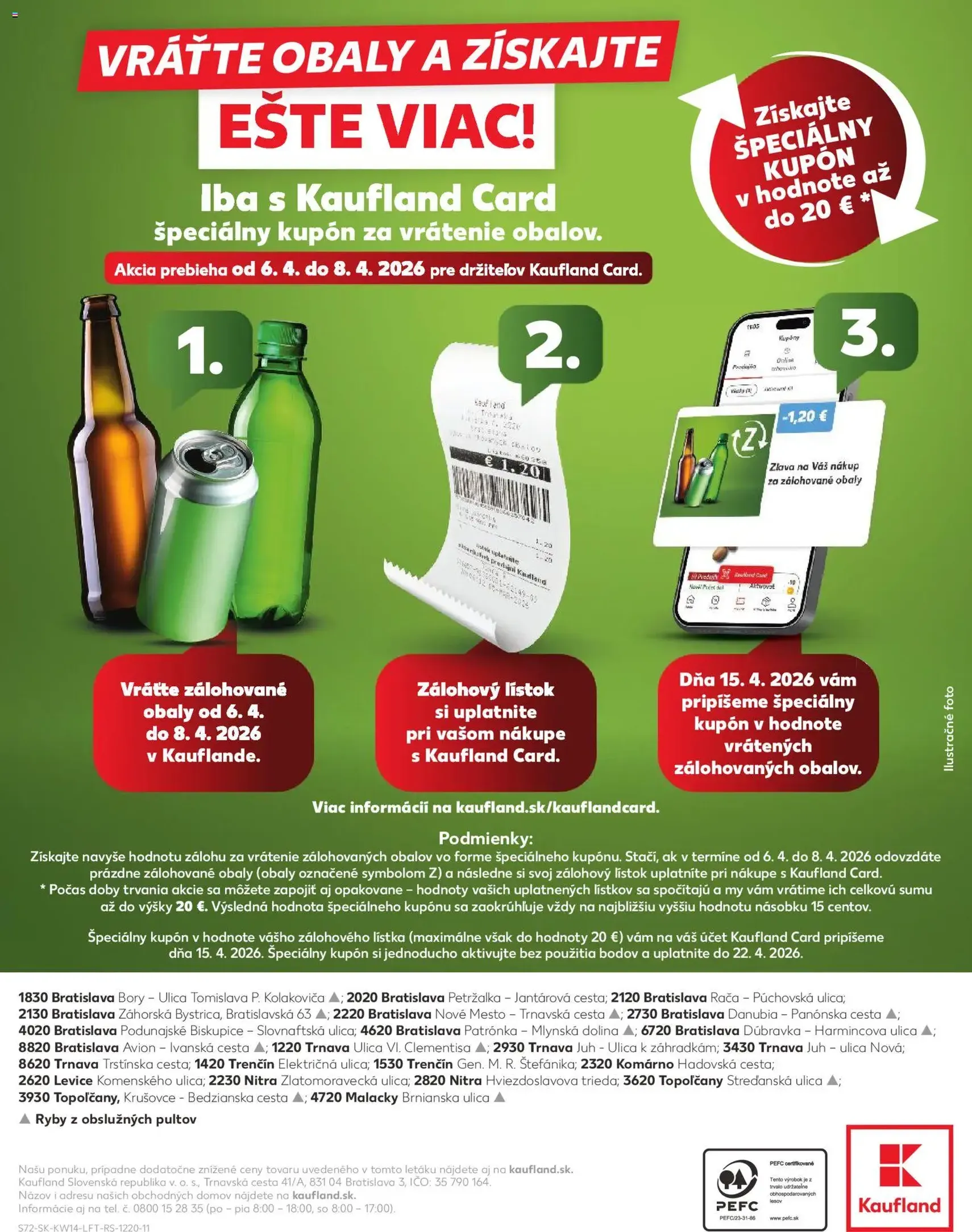 Kaufland leták - platný leták od 01.04.2026 strana 72 z 72
