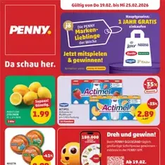 Penny Markt Flugblatt - Prospekt Vorschau gültig ab 19.02.2026