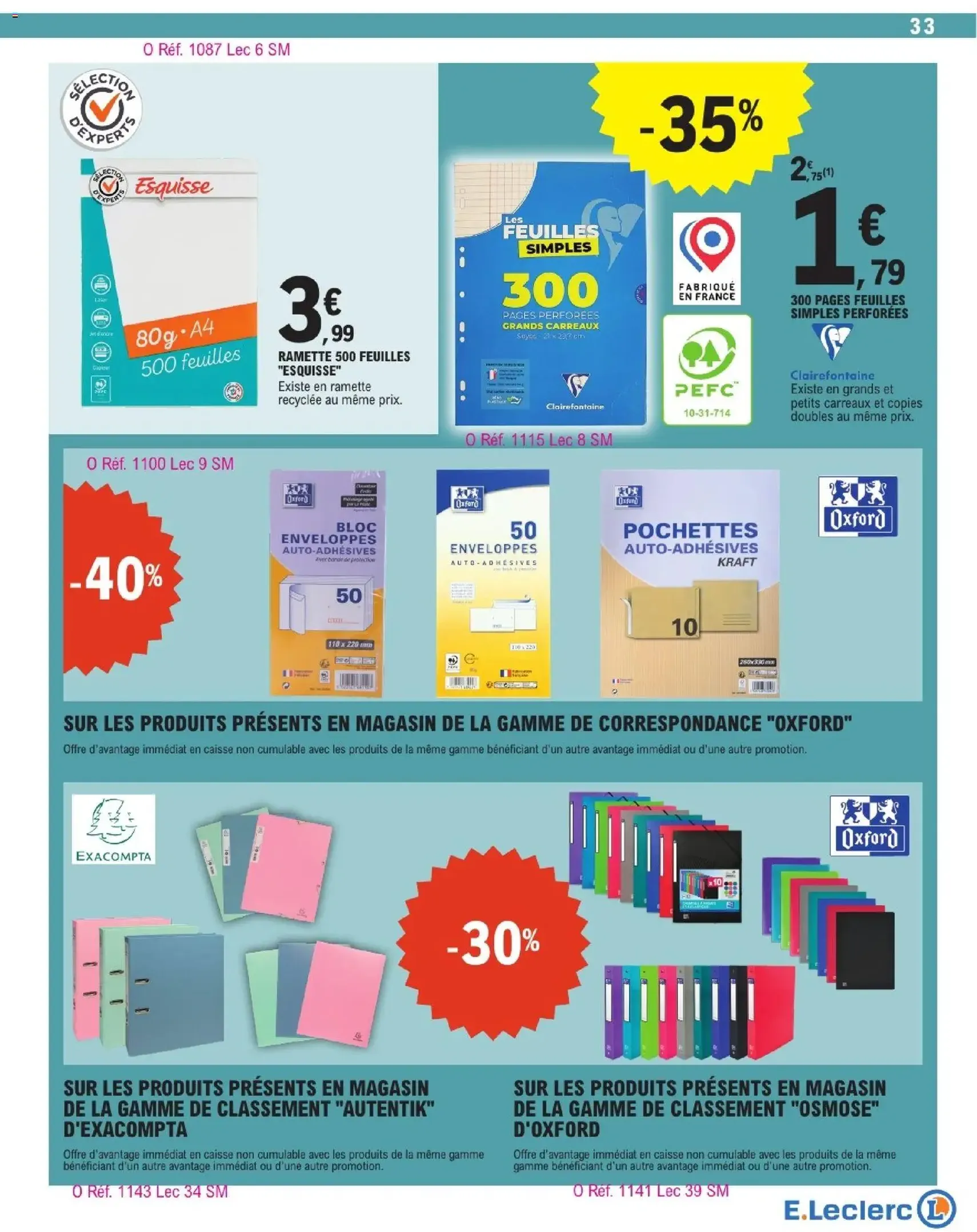 E.Leclerc catalogue semaine 7 - brochure valable à partir du 10/02/2026, page 33 sur 49