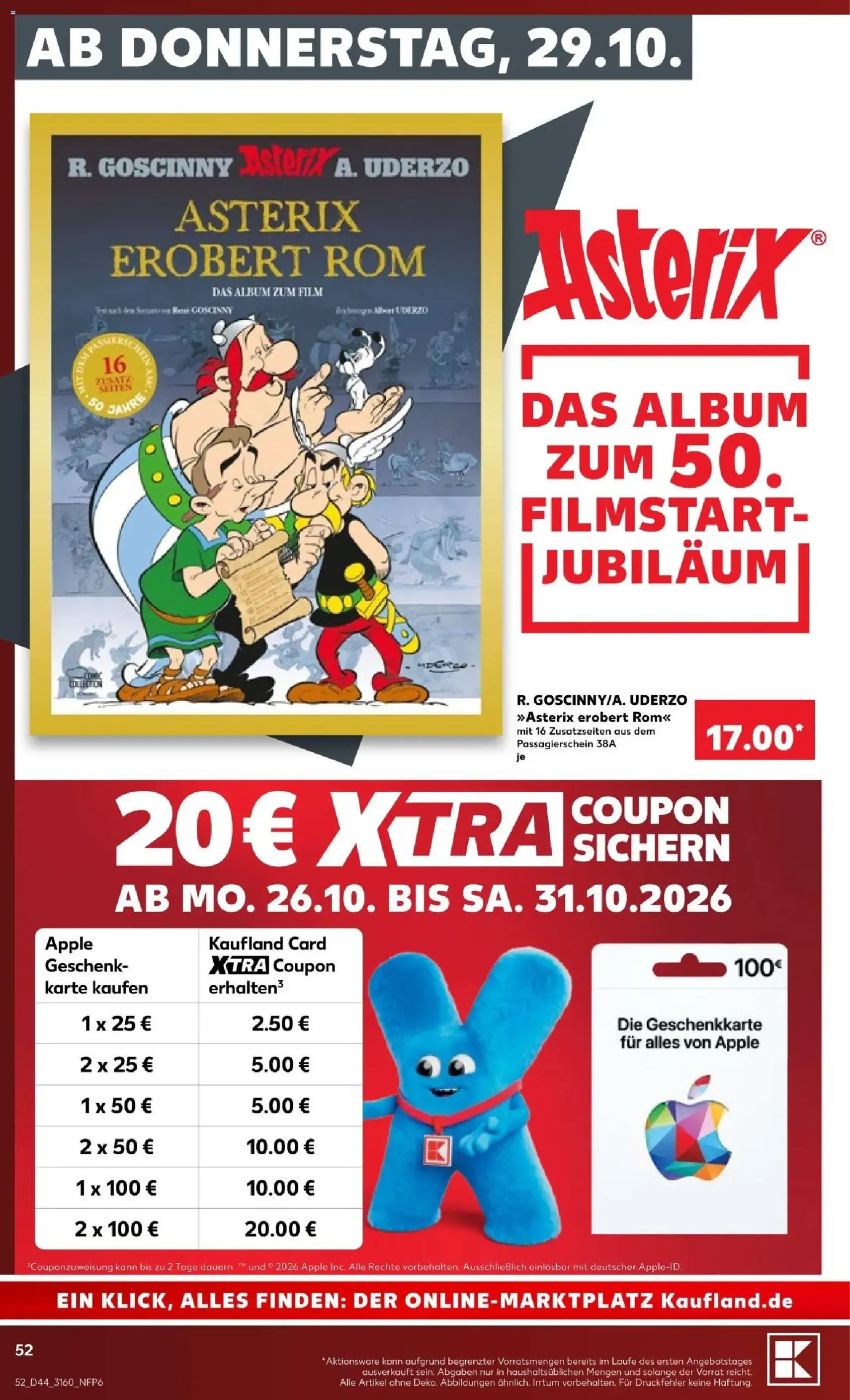 Kaufland Prospekt - Gültiger Prospekt ab 26.10.2026, Seite 52 von insgesamt 76