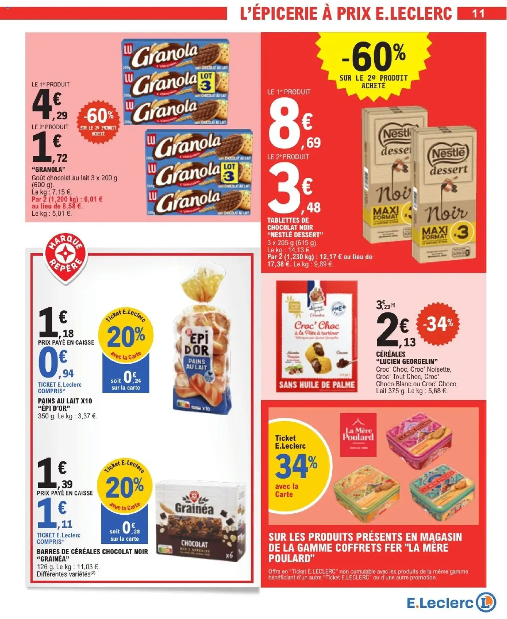 E.Leclerc catalogue semaine 11 - brochure valable à partir du 10/03/2026, page 11 sur 56