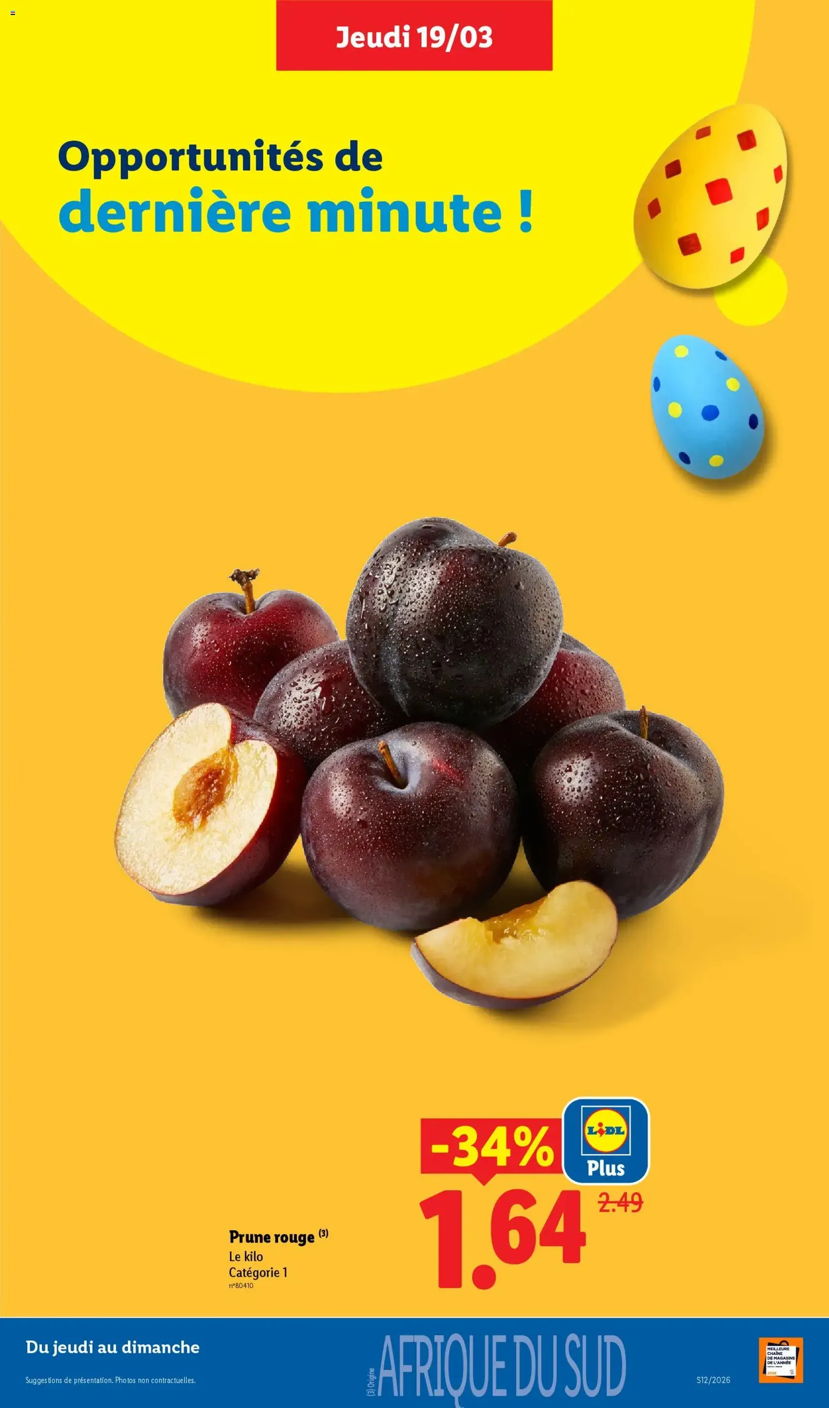 LIDL catalogue semaine 12 - brochure valable à partir du 19/03/2026, page 5 sur 59