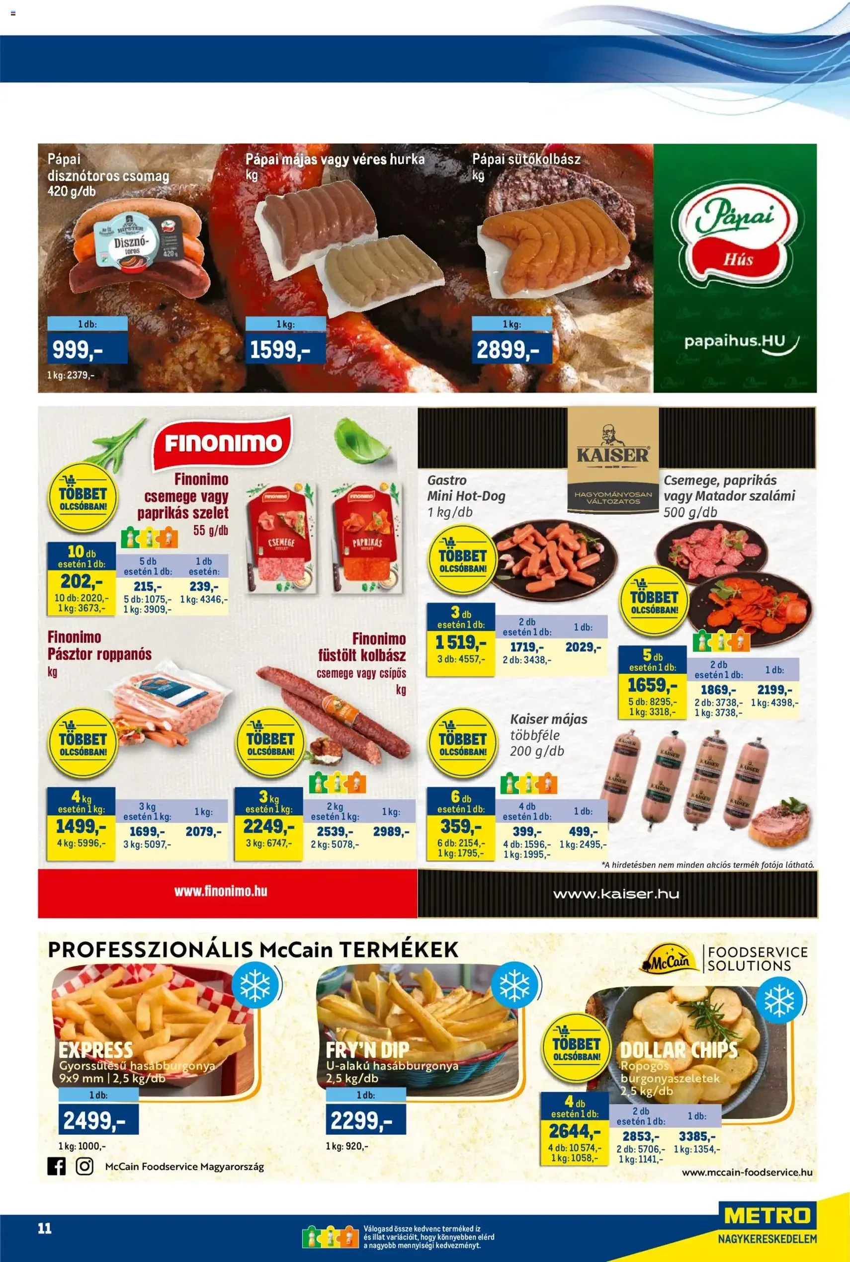 Metro Akciós újság - 2025.11.15. érvényes szórólap 11 oldal 55 oldalból