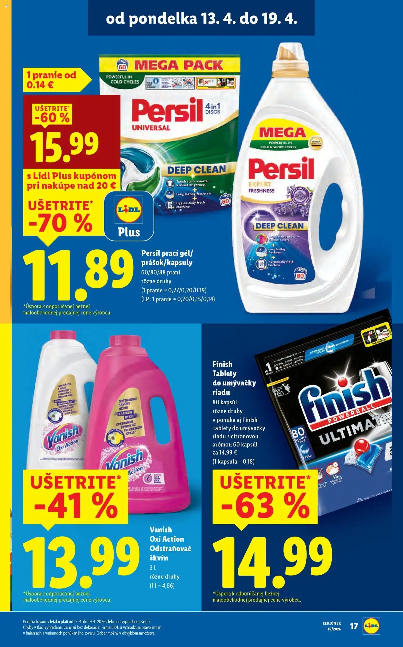 Lidl leták - platný leták od 13.04.2026 strana 19 z 89