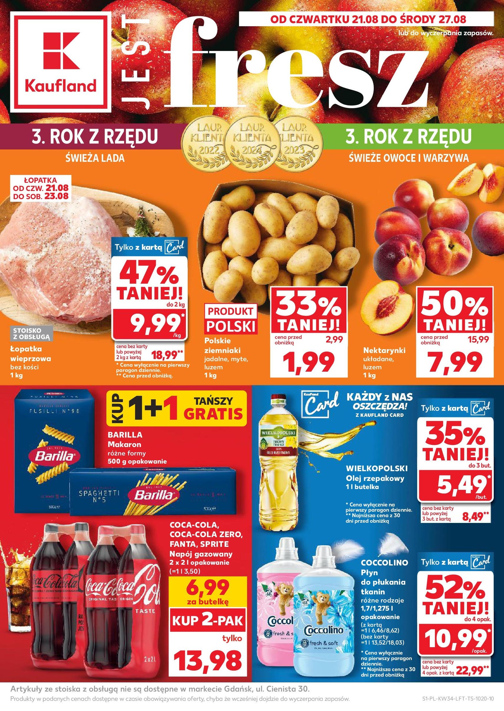 Kaufland gazetka - ważny gazetka od 21.08.2025 strona 1 z 54 Kaufland gazetka - ważny gazetka od 21.08.2025 strona 1 z 54
