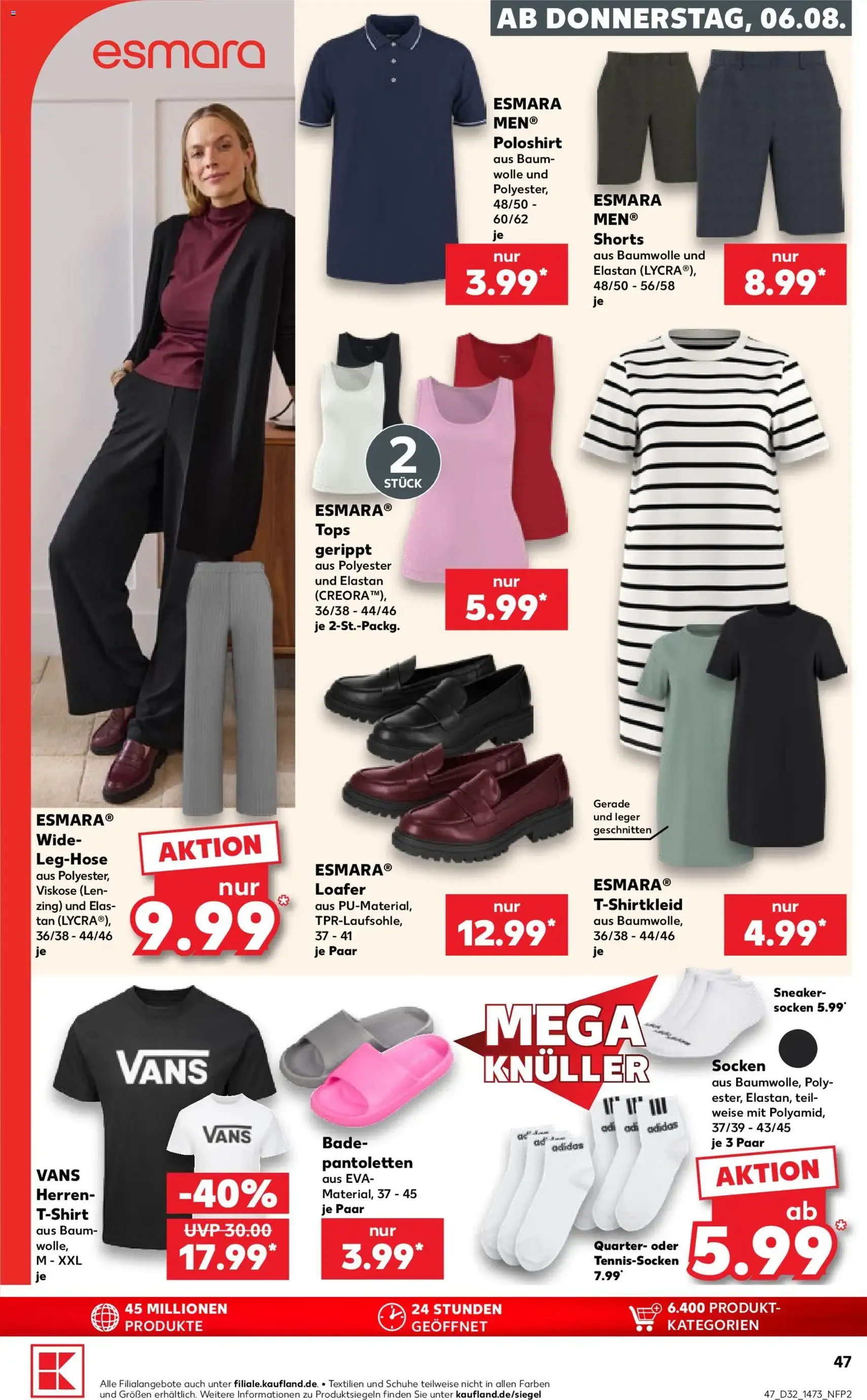 Kaufland Prospekt - Gültiger Prospekt ab 06.08.2026, Seite 47 von insgesamt 58