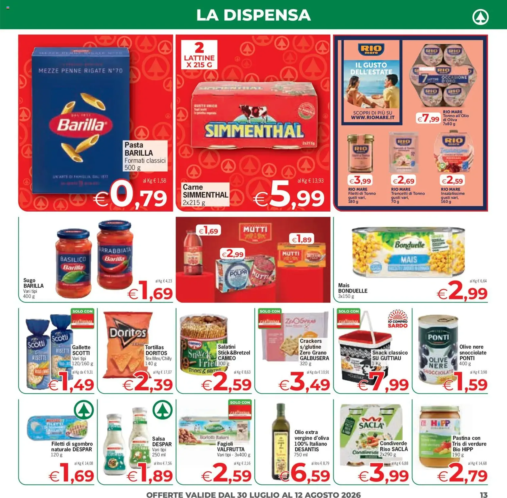 Despar volantino Sardegna - volantino valido dal 30/07/2026 pagina 13 di 20