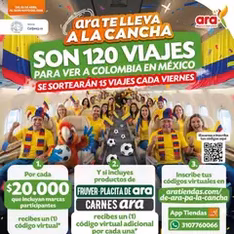 Vista previa del folleto Ara catálogo - ara te lleva a la cancha válido desde 01/04/2026