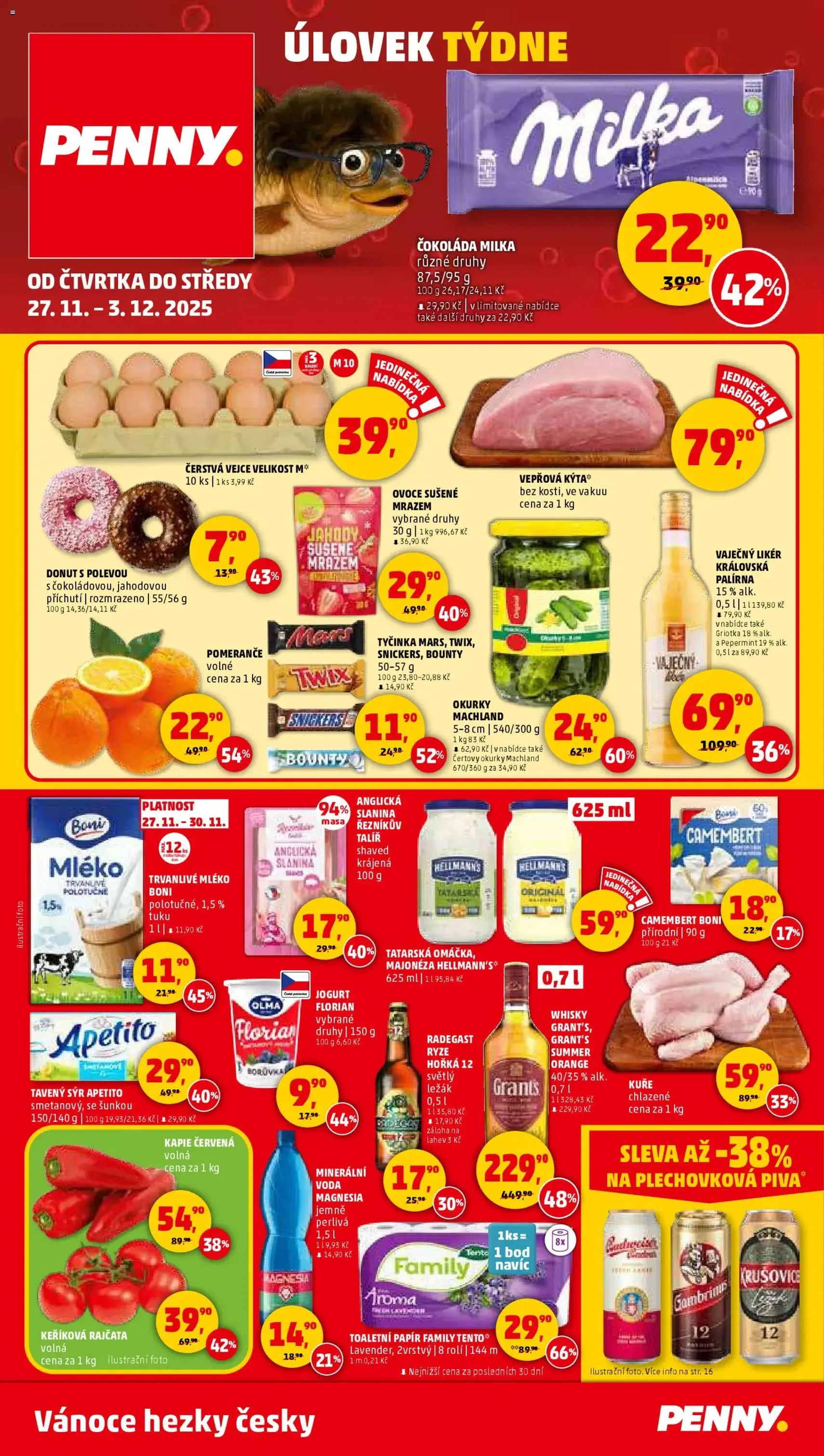 Penny Market leták - Čtvrtečník - platný leták od 27.11.2025 strana 1 z 37