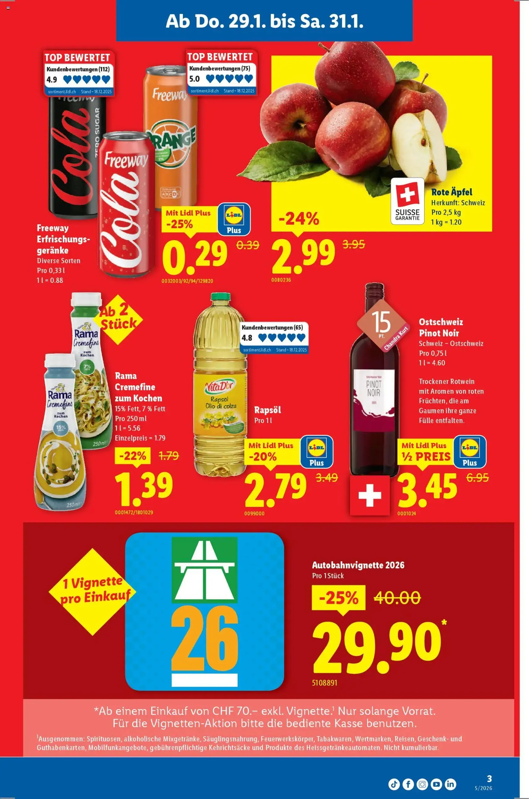 Lidl Aktionen - Gültiger Prospekt ab 29.01.2026, Seite 3 von insgesamt 32