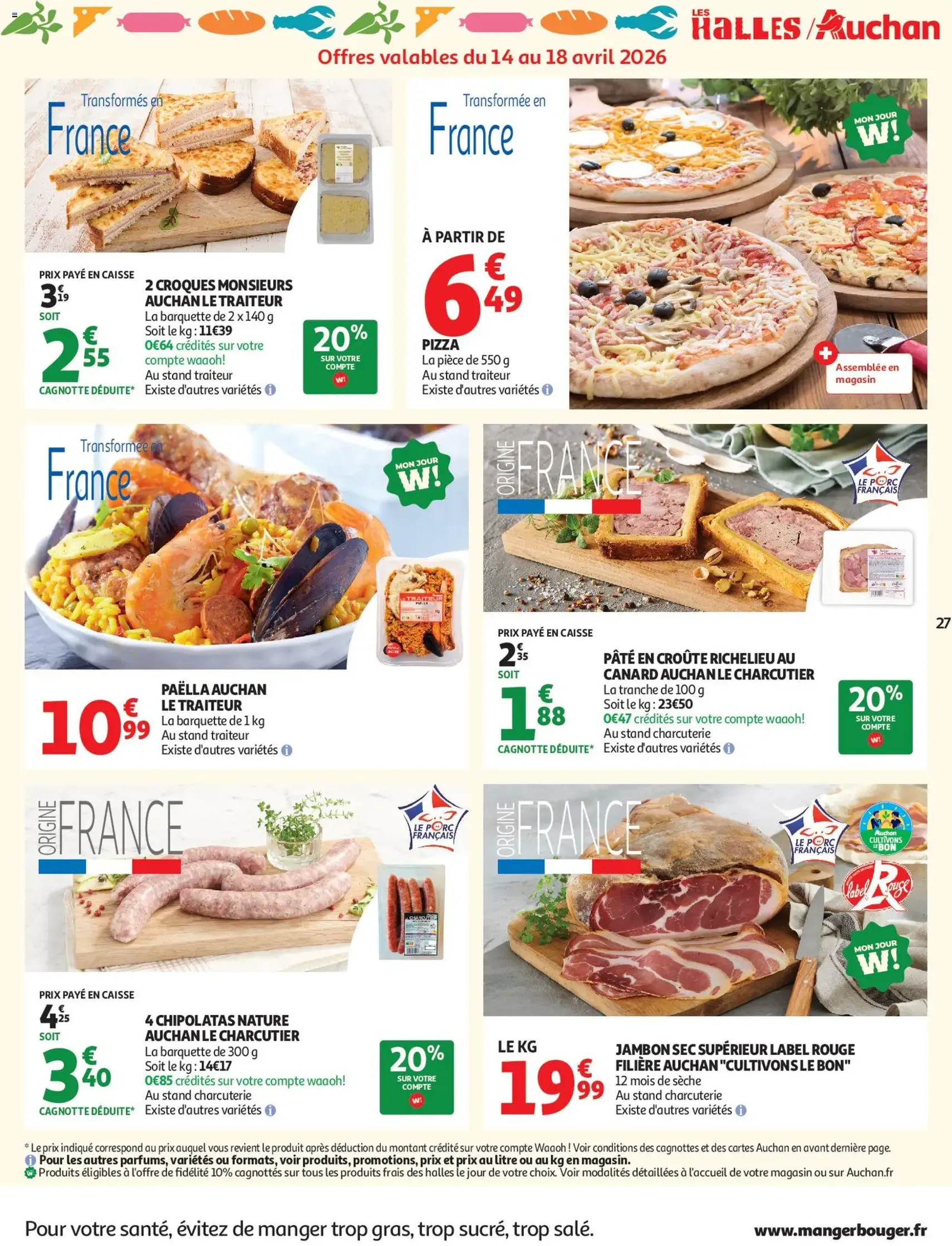 Auchan prospectus - brochure valable à partir du 14/04/2026, page 27 sur 52