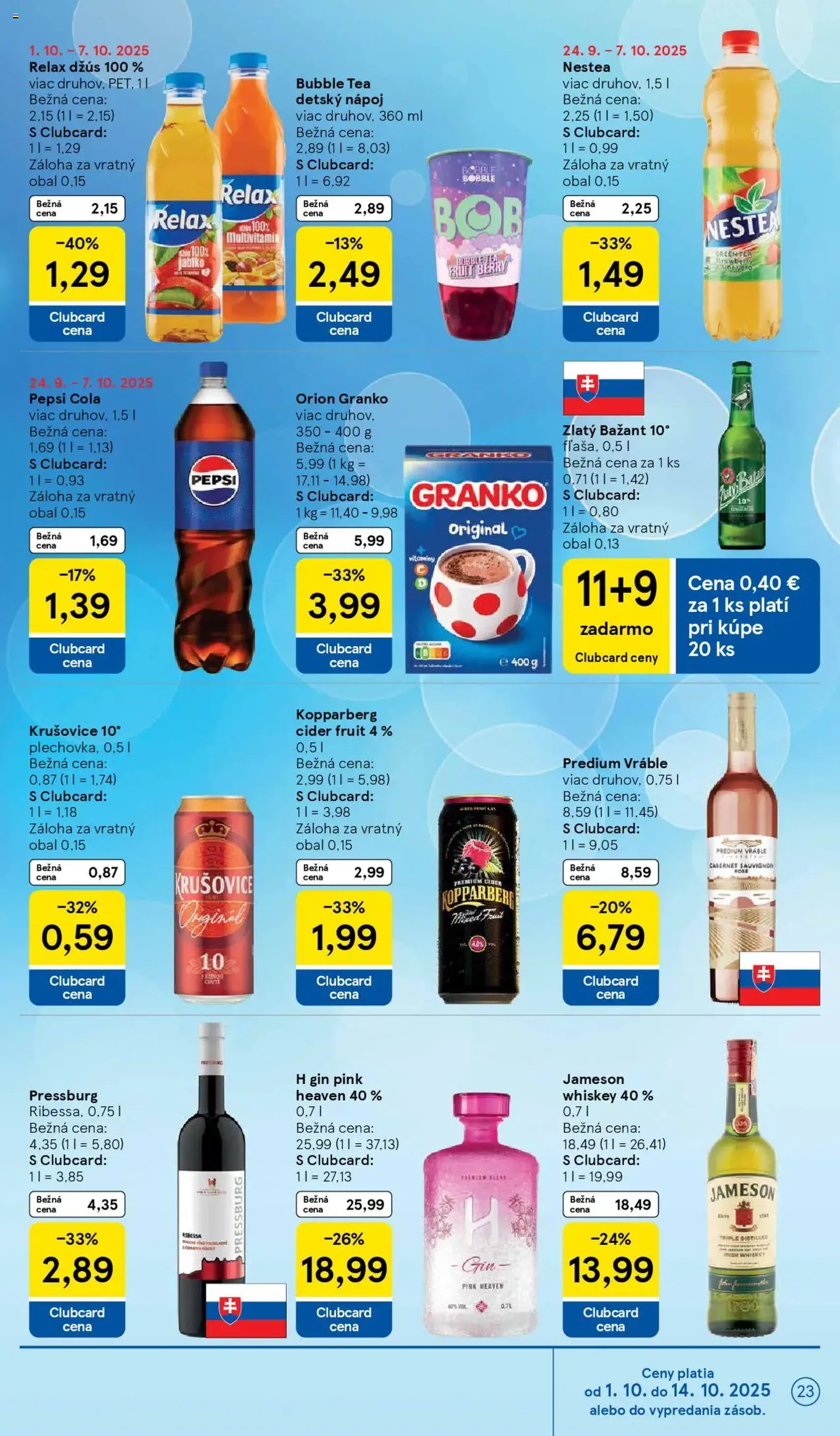 Tesco Hypermarket - leták - platný leták od 01.10.2025 strana 23 z 33