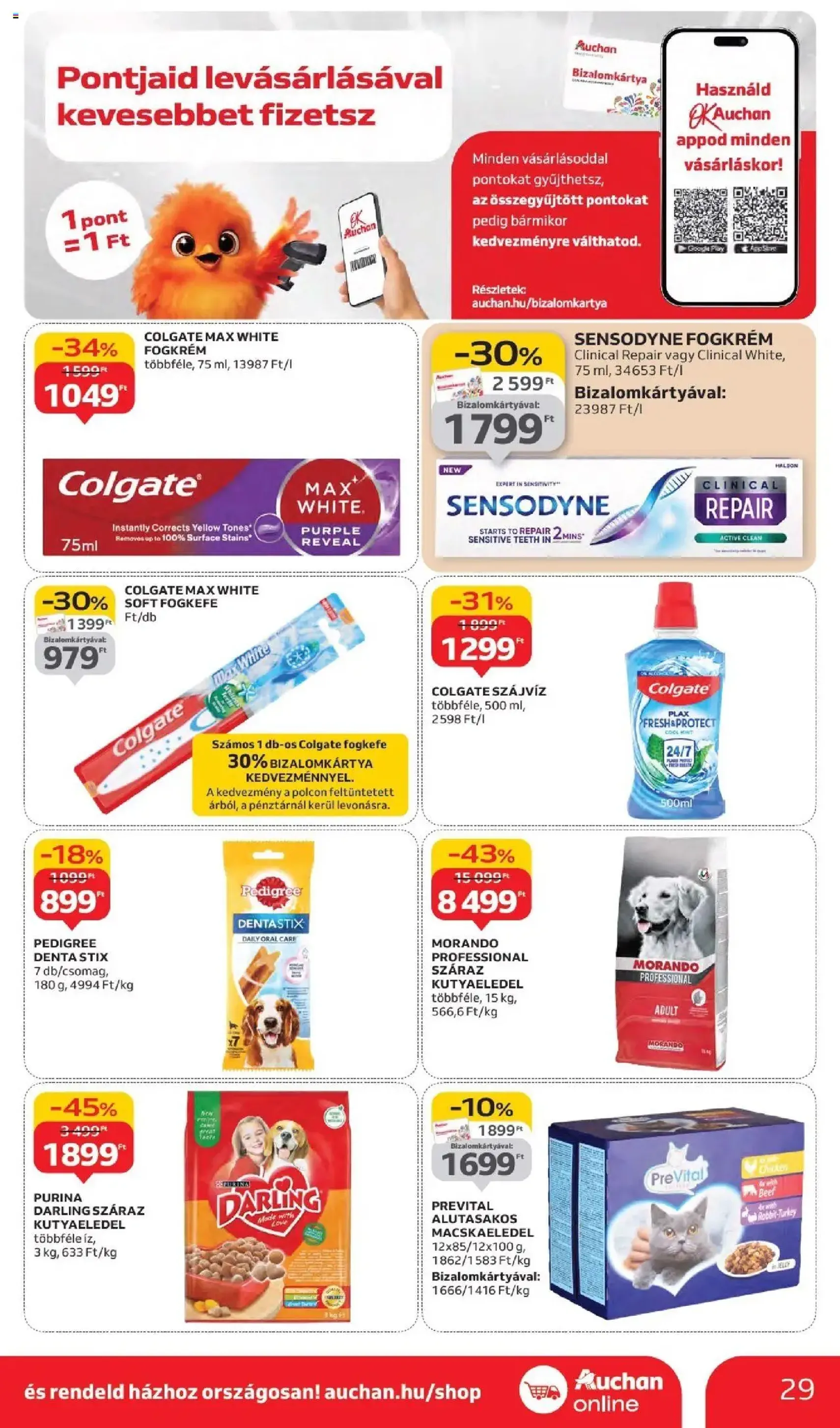 Auchan Akciós újság - 2025.09.11. érvényes szórólap 29 oldal 42 oldalból Auchan Akciós újság - 2025.09.11. érvényes szórólap 29 oldal 42 oldalból