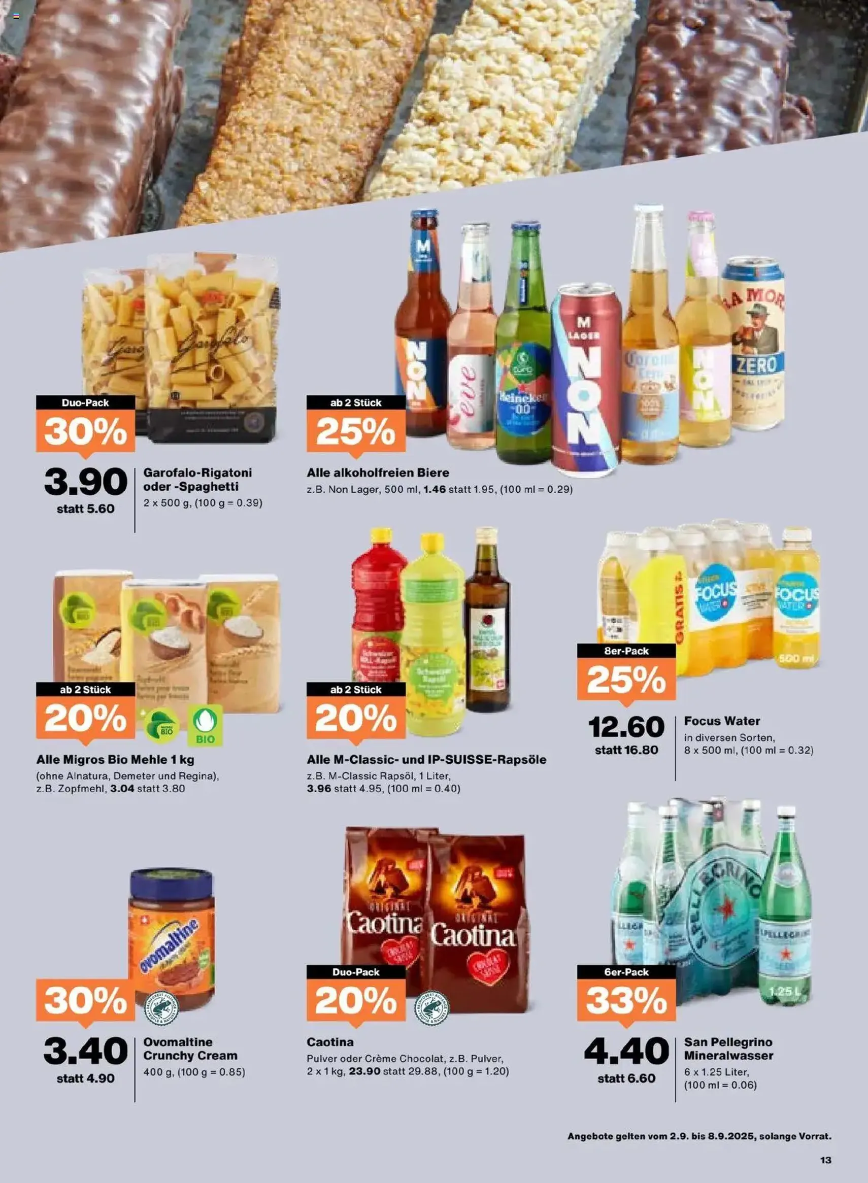 Migros Aktionen - Gültiger Prospekt ab 02.09.2025, Seite 13 von insgesamt 20 Migros Aktionen - Gültiger Prospekt ab 02.09.2025, Seite 13 von insgesamt 20