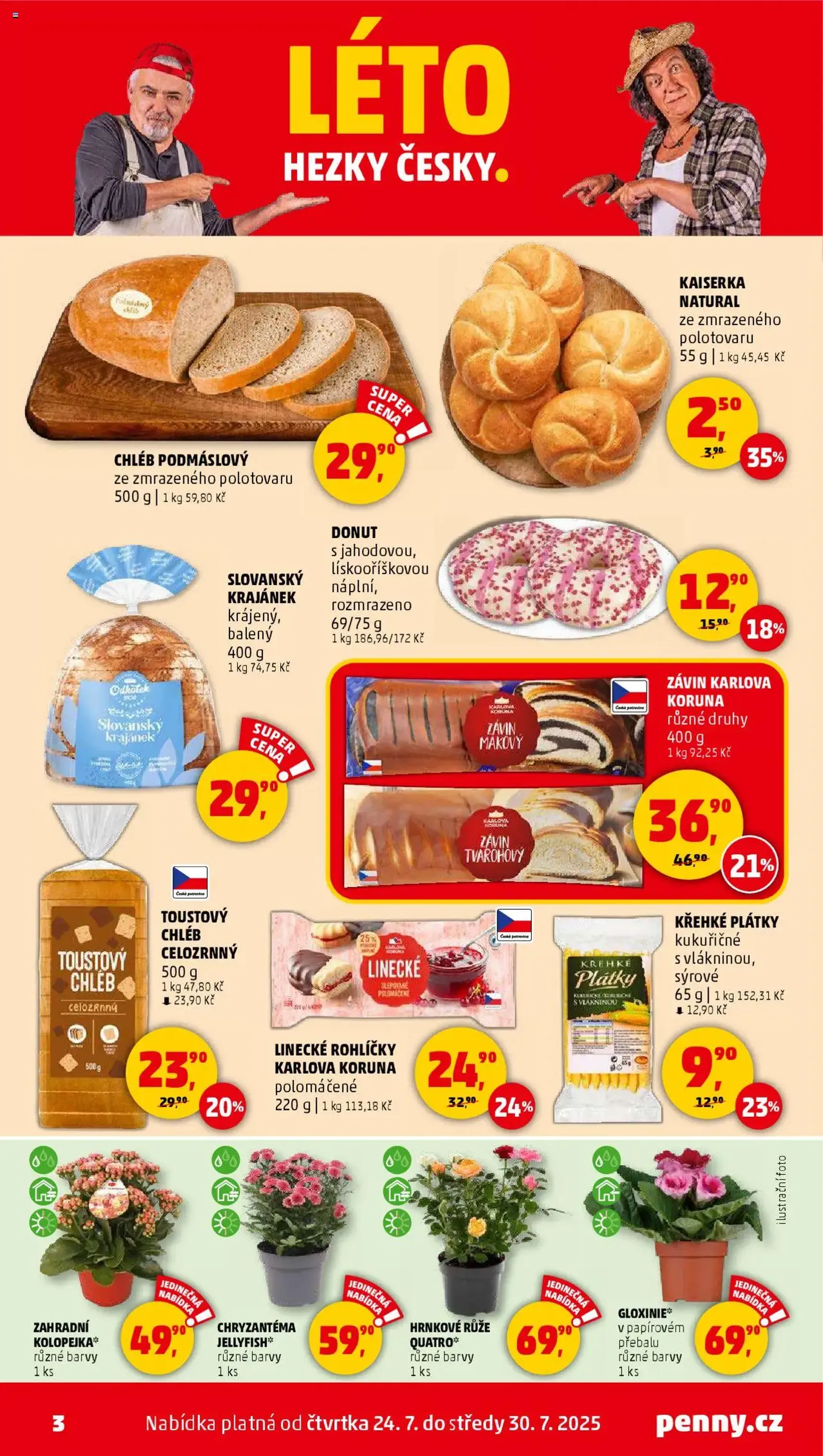 Penny Market leták - Čtvrtečník - platný leták od 24.07.2025 strana 3 z 33 Penny Market leták - Čtvrtečník - platný leták od 24.07.2025 strana 3 z 33