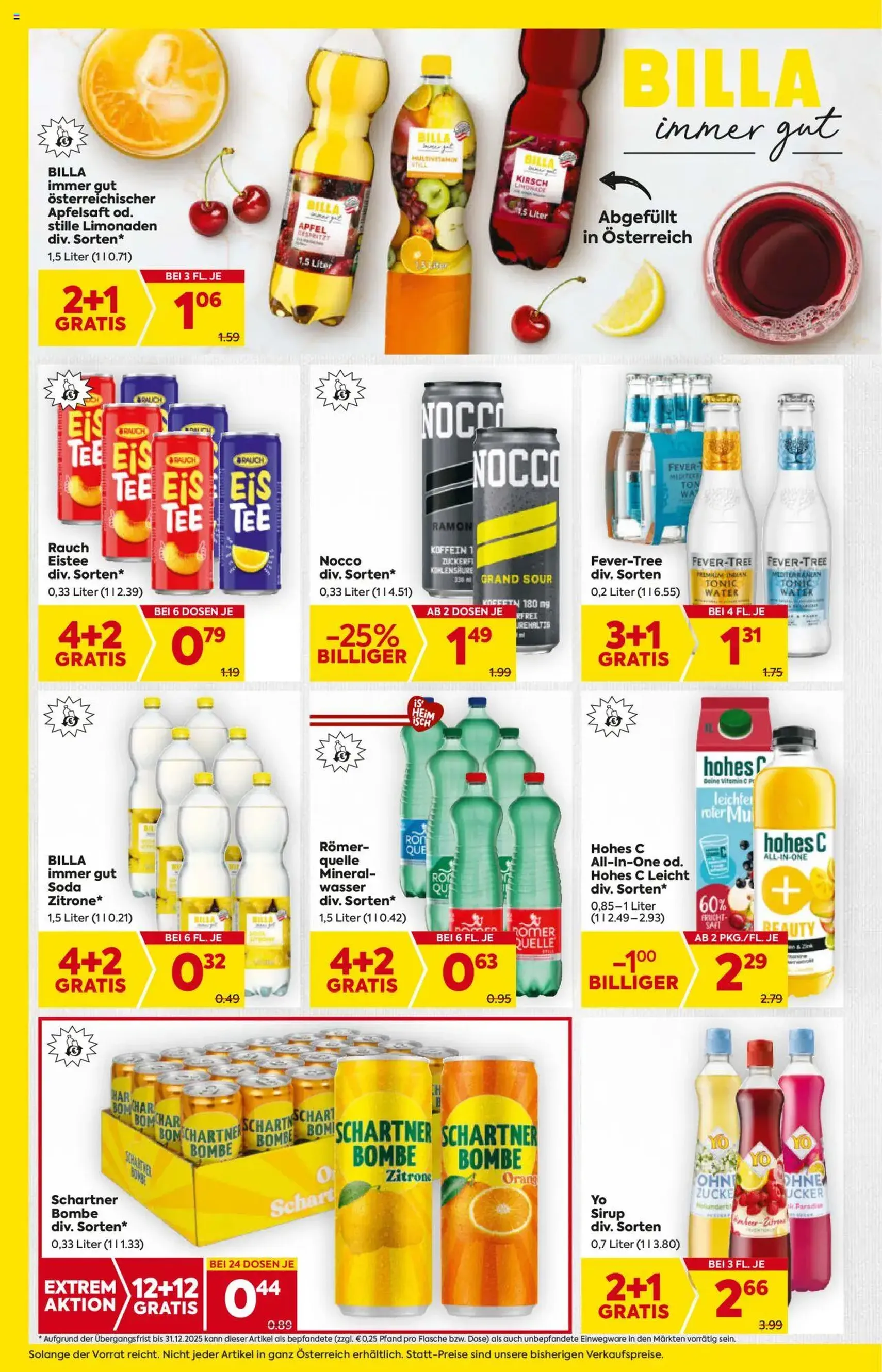 Billa Flugblatt - Gültiger Prospekt ab 31.07.2025, Seite 16 von insgesamt 20 Billa Flugblatt - Gültiger Prospekt ab 31.07.2025, Seite 16 von insgesamt 20