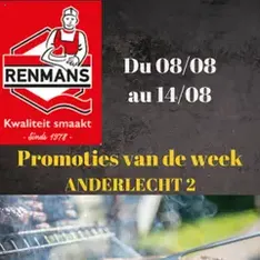 Renmans folder / publicité - voorvertoning van de folder geldig vanaf 08/08/2025