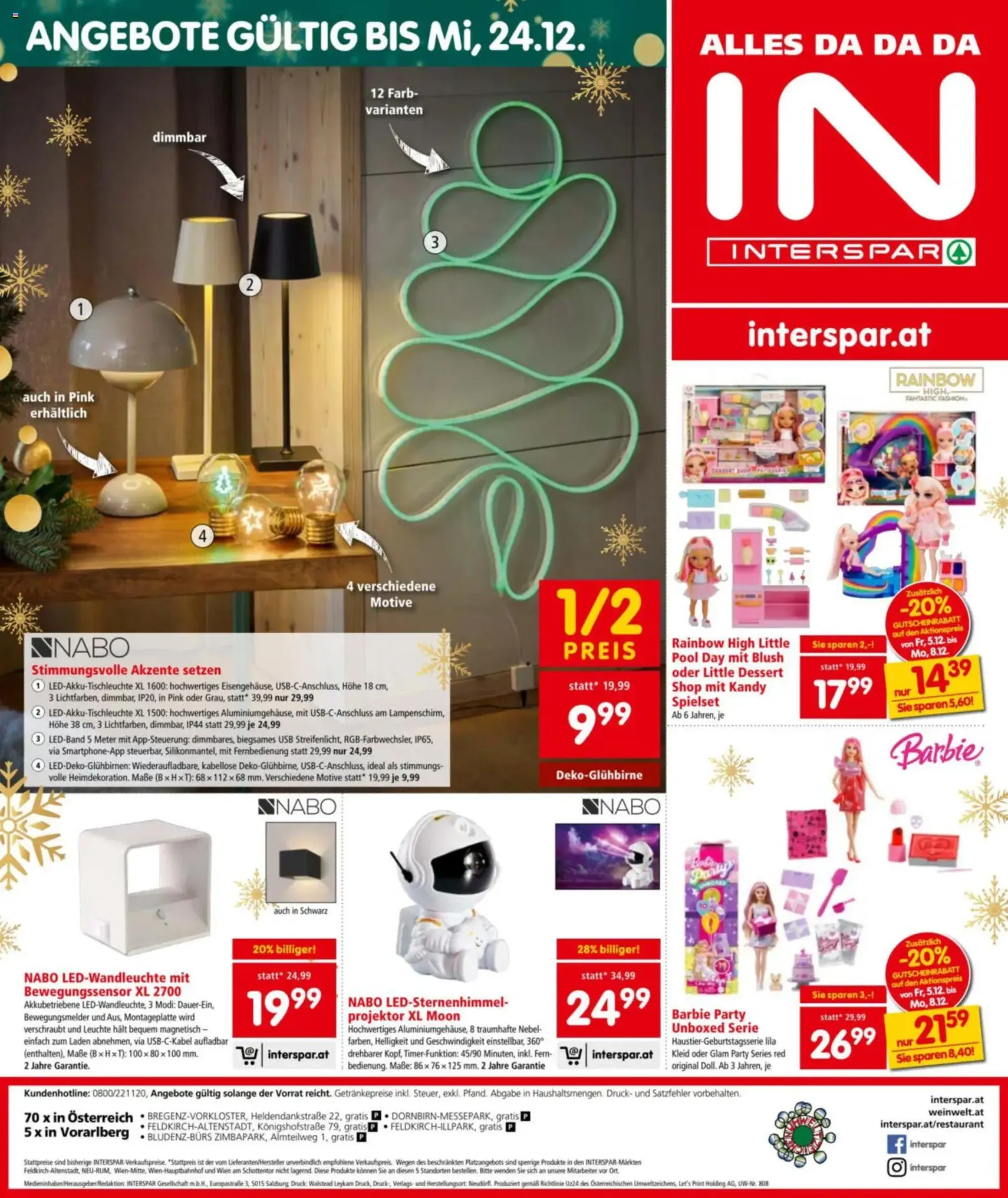 Interspar Flugblatt - Gültiger Prospekt ab 04.12.2025, Seite 20 von insgesamt 20