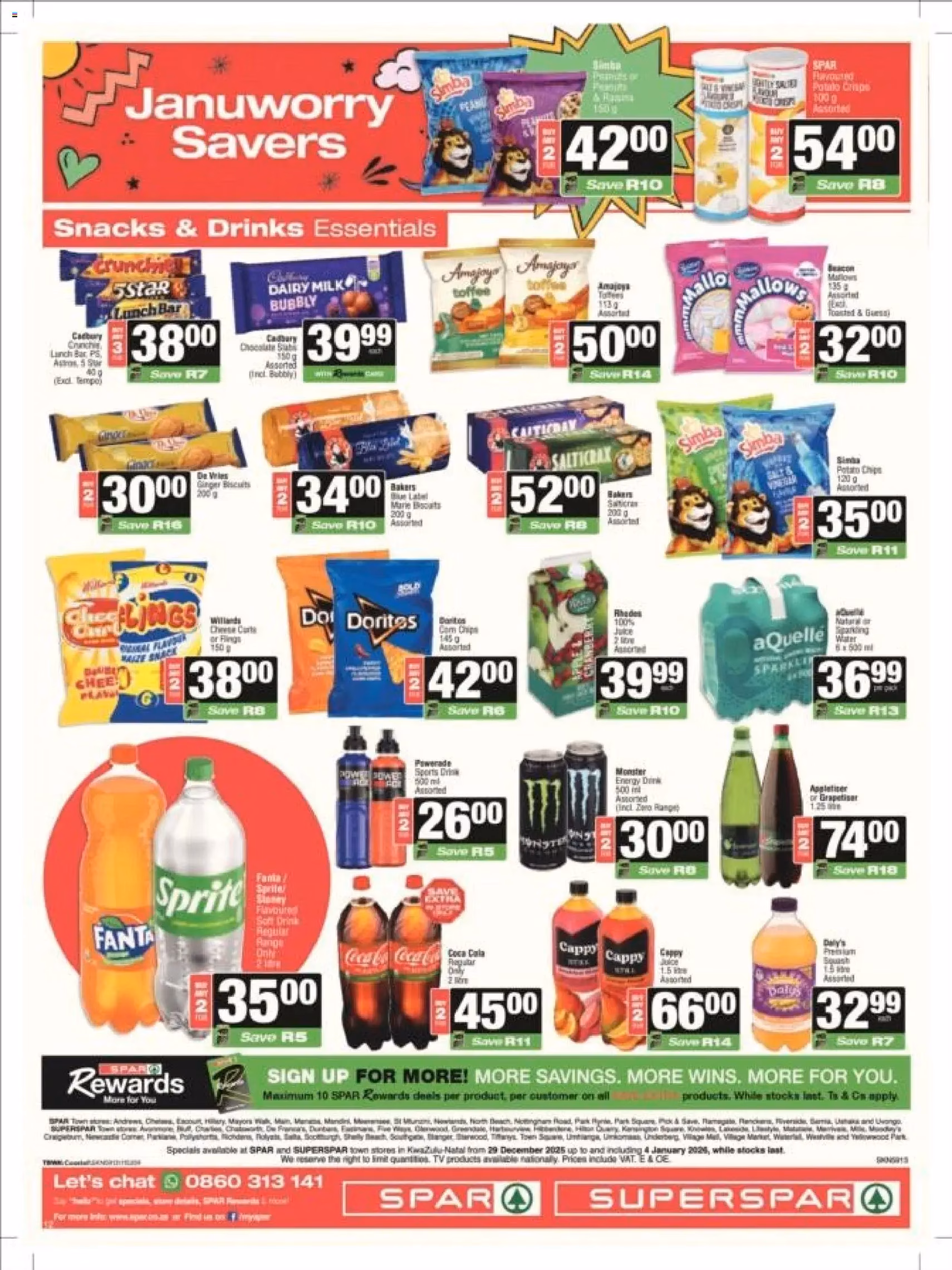 Superspar Specials - valid flyer from 29/12/2025, page 8 of 8