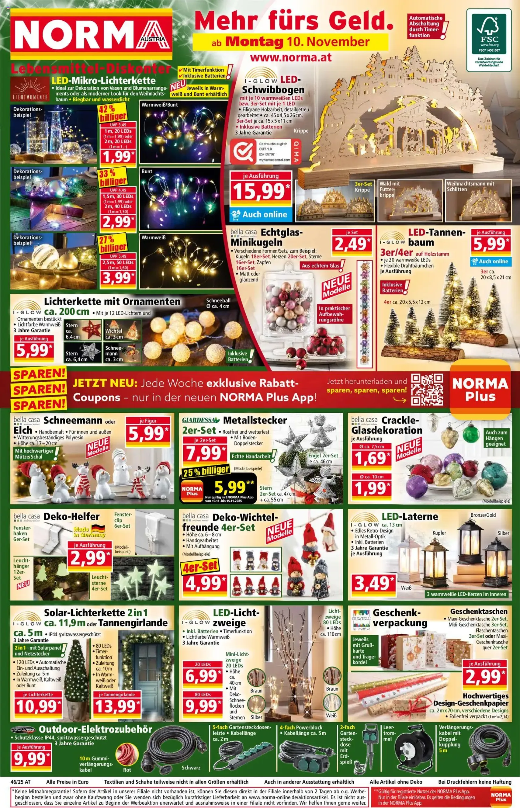 Norma Flugblatt - Gültiger Prospekt ab 10.11.2025, Seite 1 von insgesamt 19