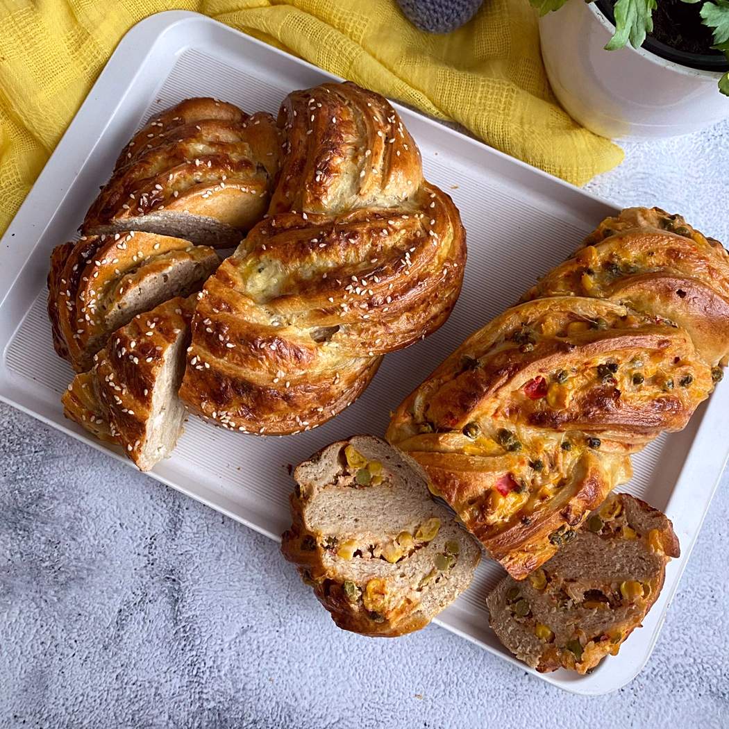 Torte salate con pasta lievitata