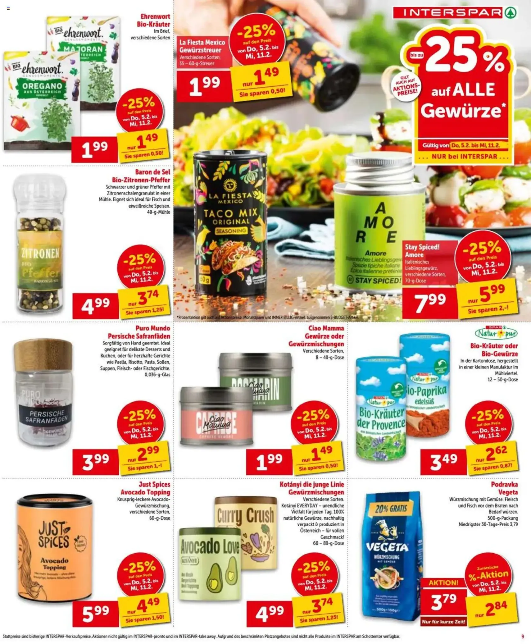 Interspar Flugblatt - Gültiger Prospekt ab 05.02.2026, Seite 9 von insgesamt 16