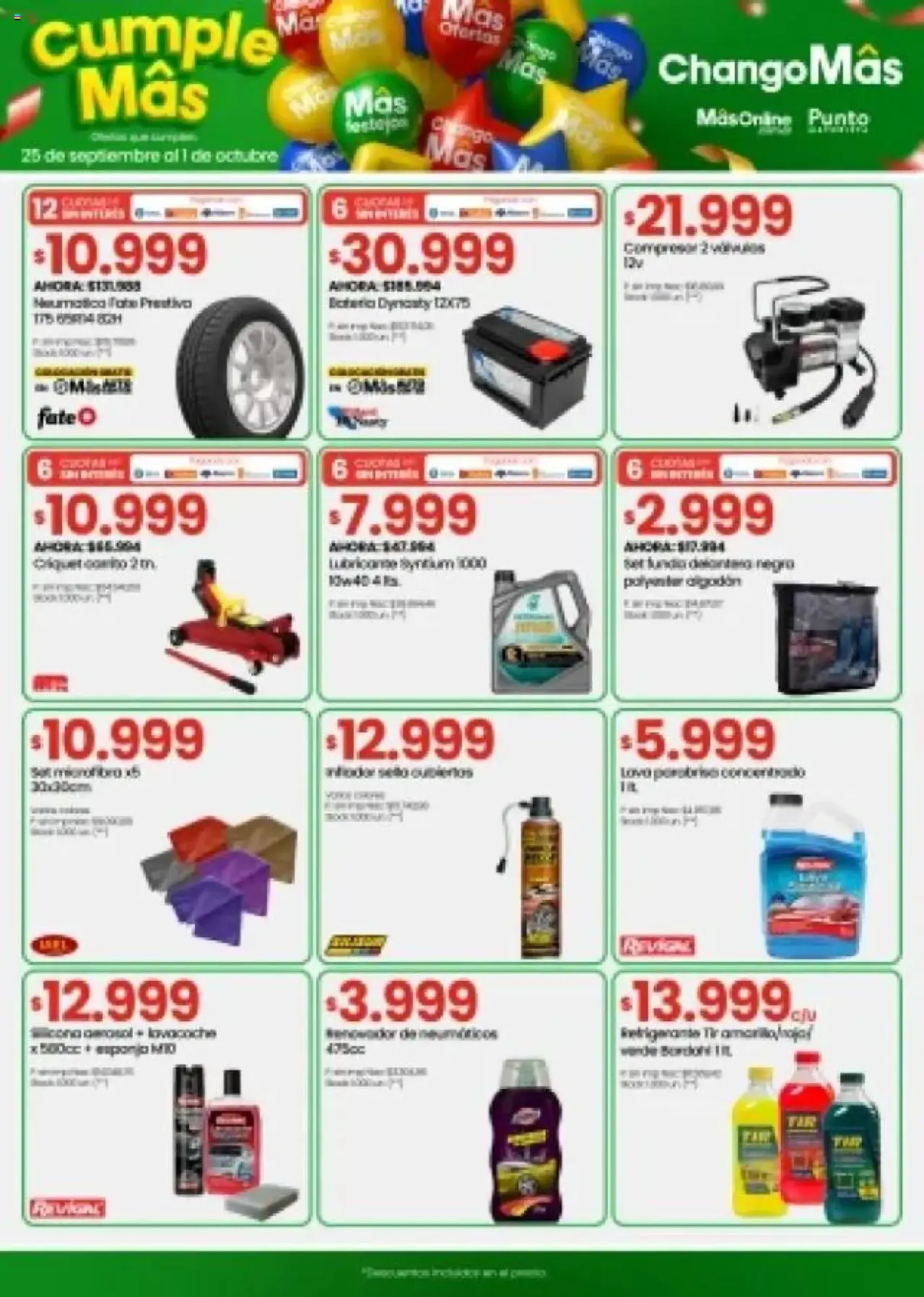 Changomas ofertas - folleto válido desde 25/09/2025 página 15 de 17