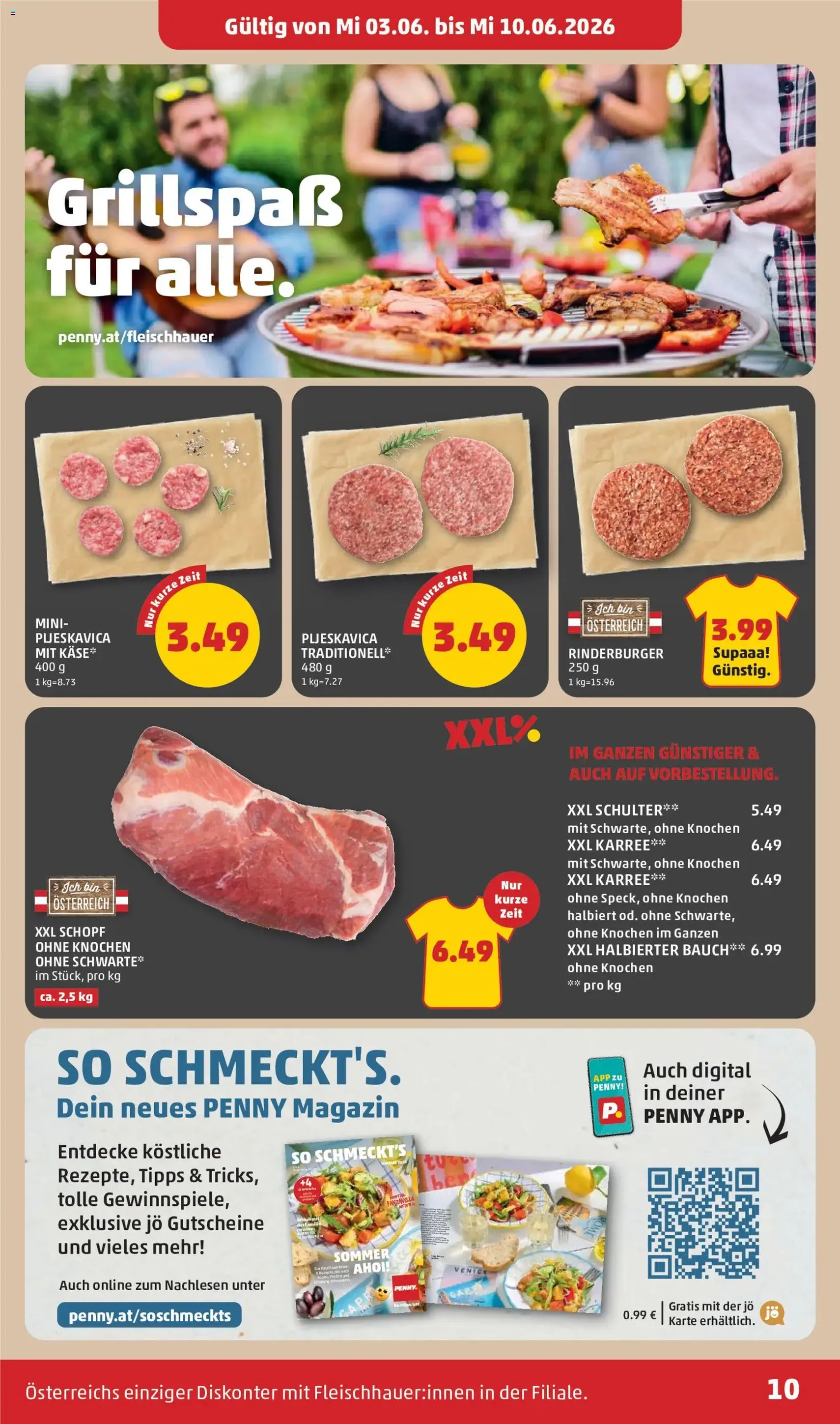 Penny Markt - Flugblatt - Gültiger Prospekt ab 03.06.2026, Seite 10 von insgesamt 32
