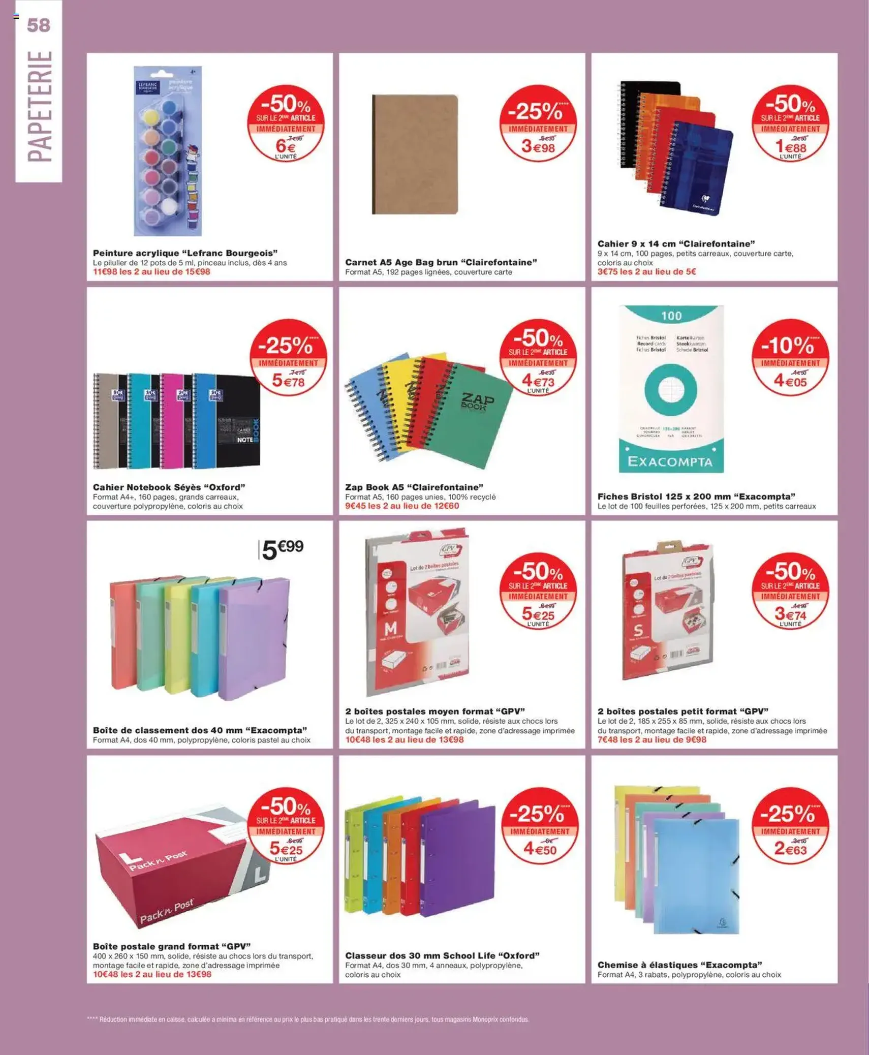 Monoprix catalogue - brochure valable à partir du 04/10/2025, page 58 sur 61