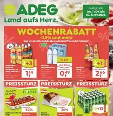 ADEG Flugblatt - Prospekt Vorschau gültig ab 11.09.2025