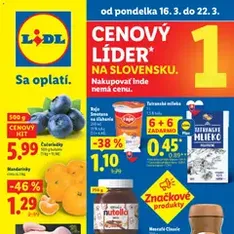 Lidl Leták - náhľad letáku platný od 16.03.2026